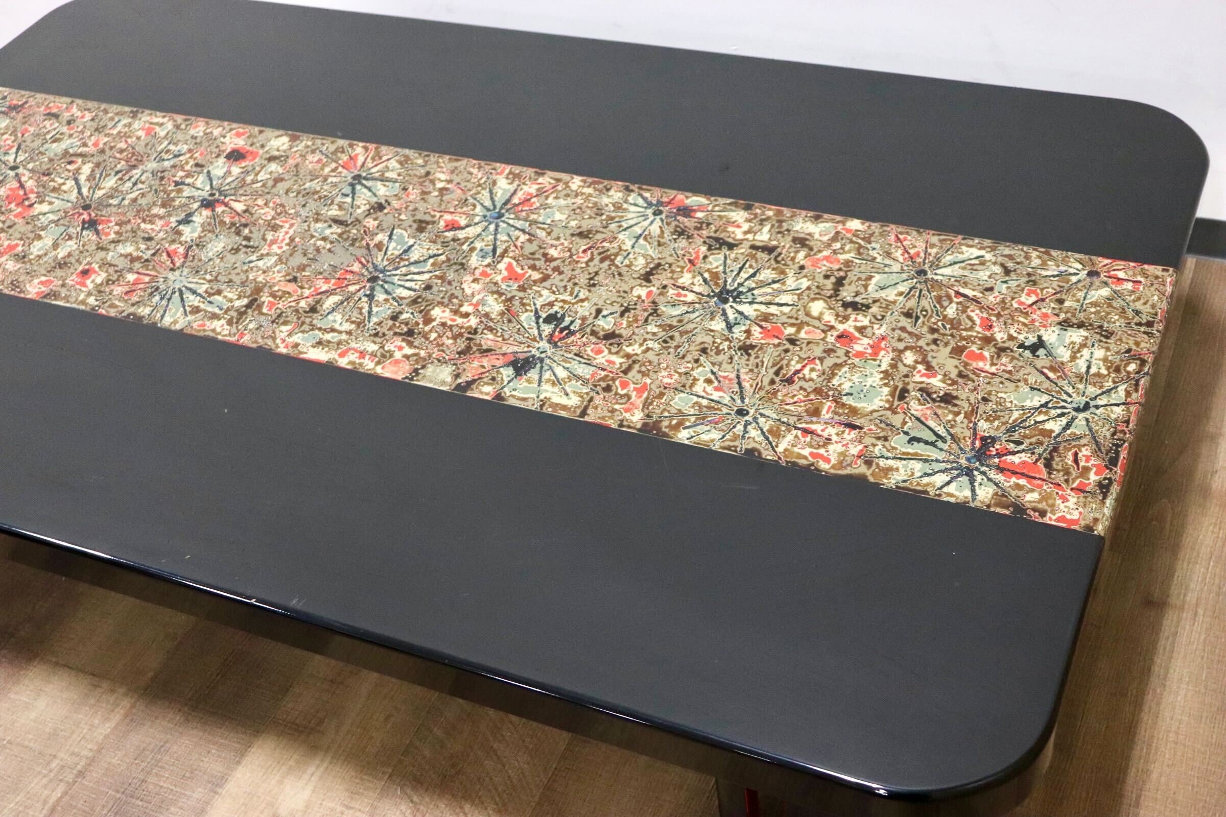 GMGS198○座卓 センターテーブル ローテーブル ちゃぶ台 漆塗り 和モダン 座敷 和室 古民家 応接 昭和レトロ アンティーク 伝統工芸