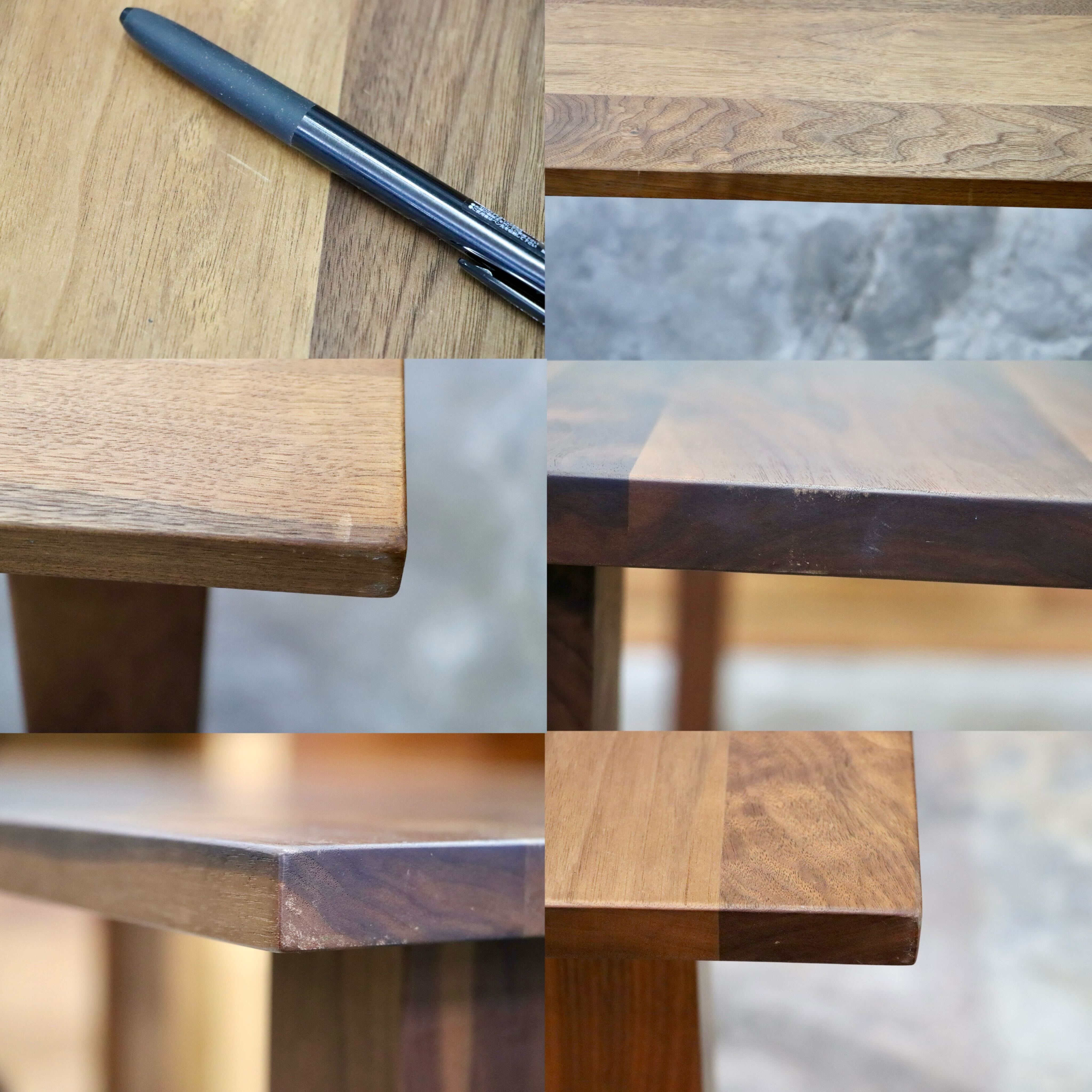 GMHK801○NAGANO INTERIOR / ナガノインテリア ダイニングテーブル ウォールナット 食卓テーブル 作業台 机 テーブル 無垢材 展示品