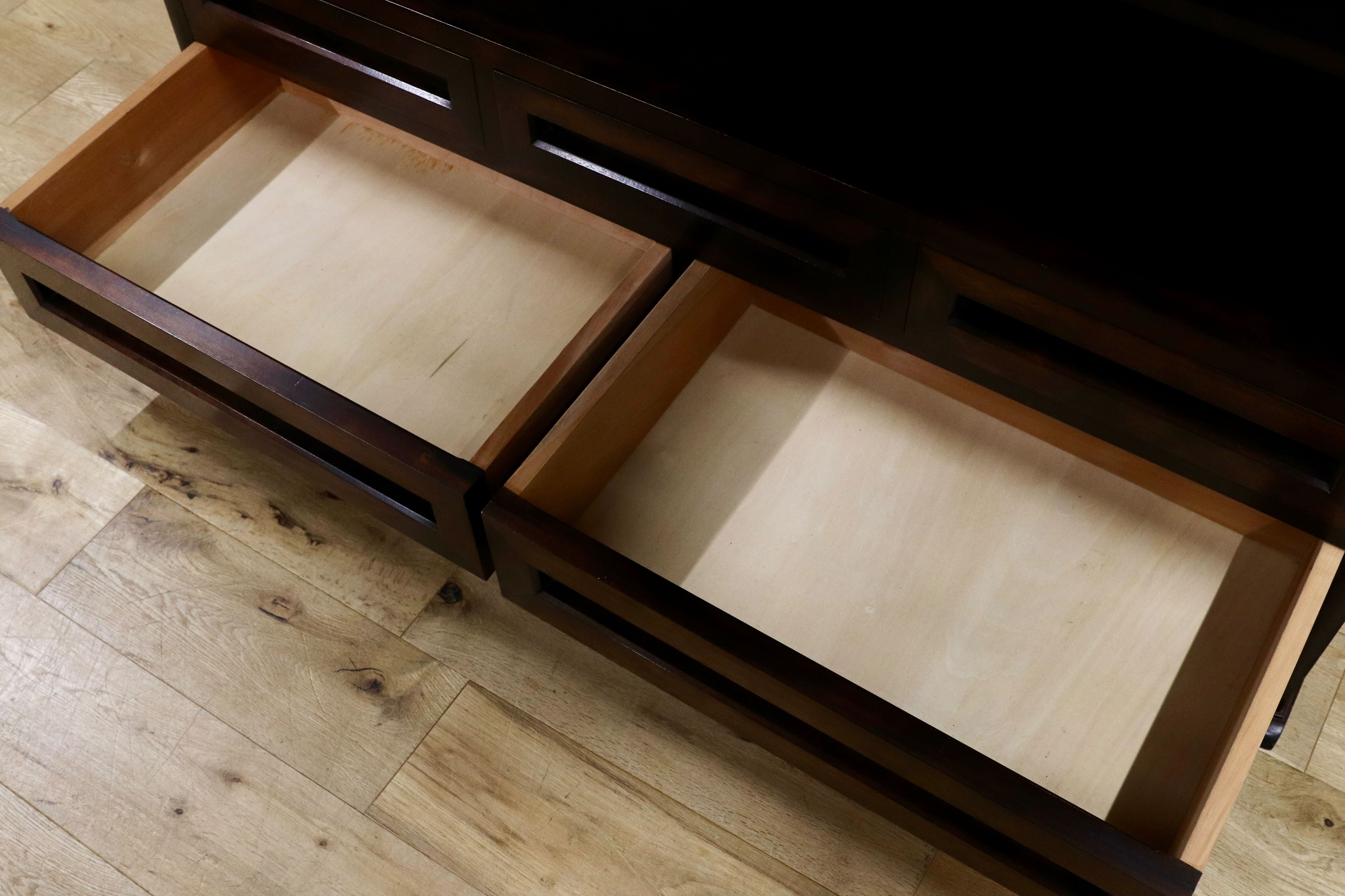 GMHH239○九州民芸家具 ミズメザクラ 茶棚 茶箪笥 飾り棚 サイドボード リビングボード 最高級 和家具 和モダン 高山デザイン検)松本民芸