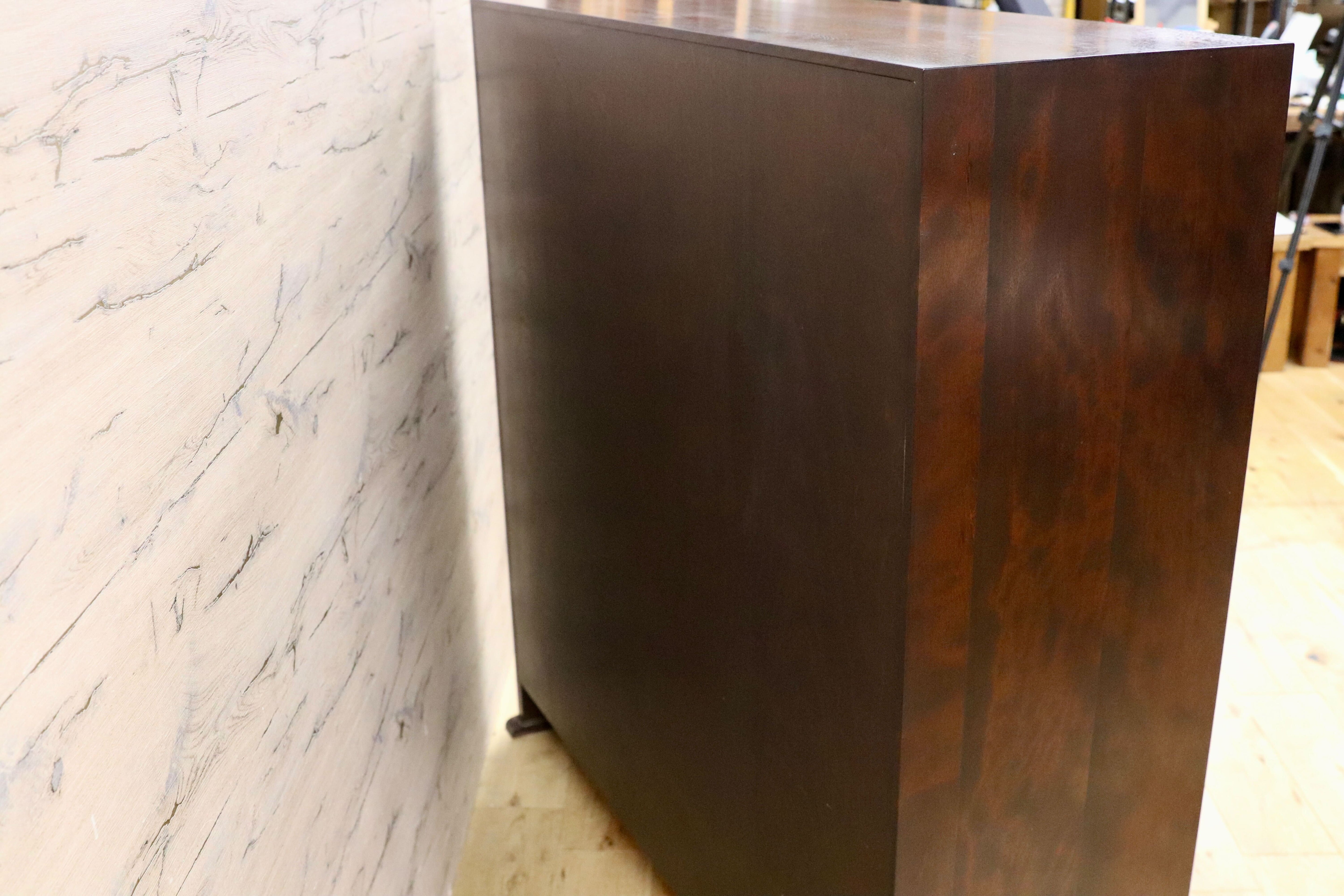 GMHH239○九州民芸家具 ミズメザクラ 茶棚 茶箪笥 飾り棚 サイドボード リビングボード 最高級 和家具 和モダン 高山デザイン検)松本民芸