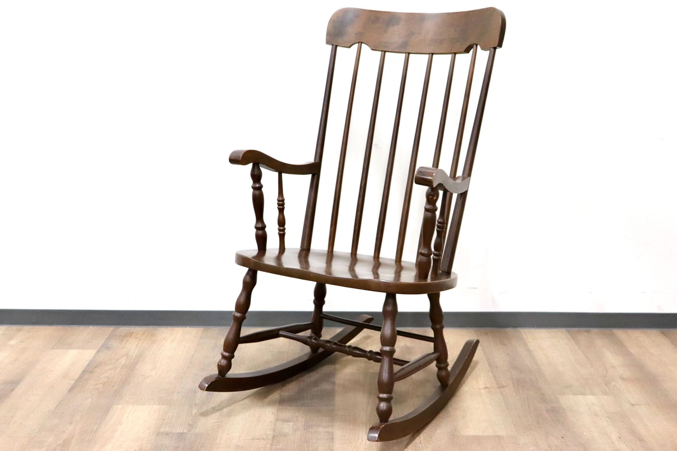 GMGH392○飛騨家具 ロッキングチェア 揺り椅子 古民家 レトロ アンティーク カントリー ノスタルジック 検)柏木工 飛騨産業