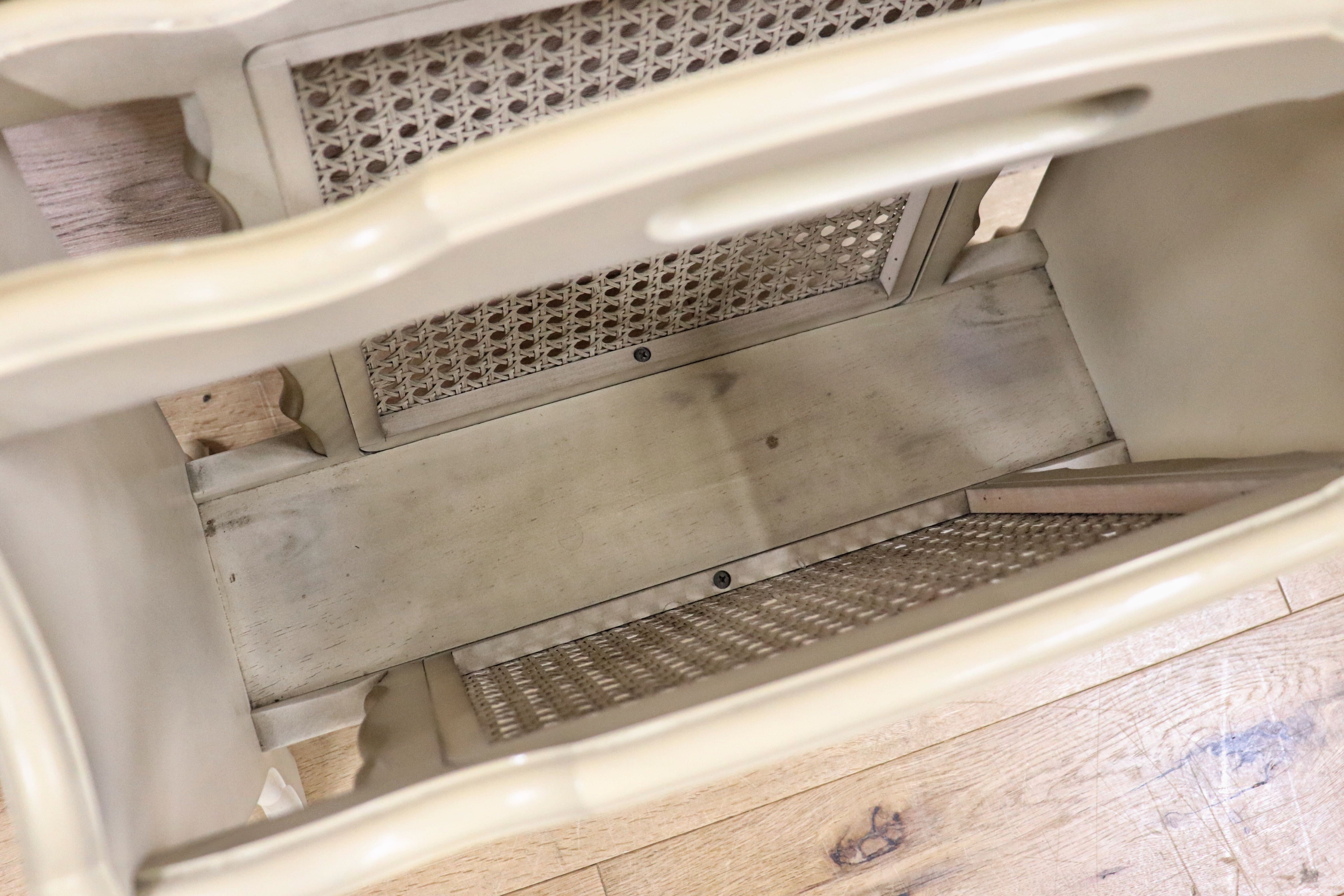 GMGT100○karimoku / カリモク マガジンラック ペーパースタンド スリッパラック ラタン オールド ヴィンテージ