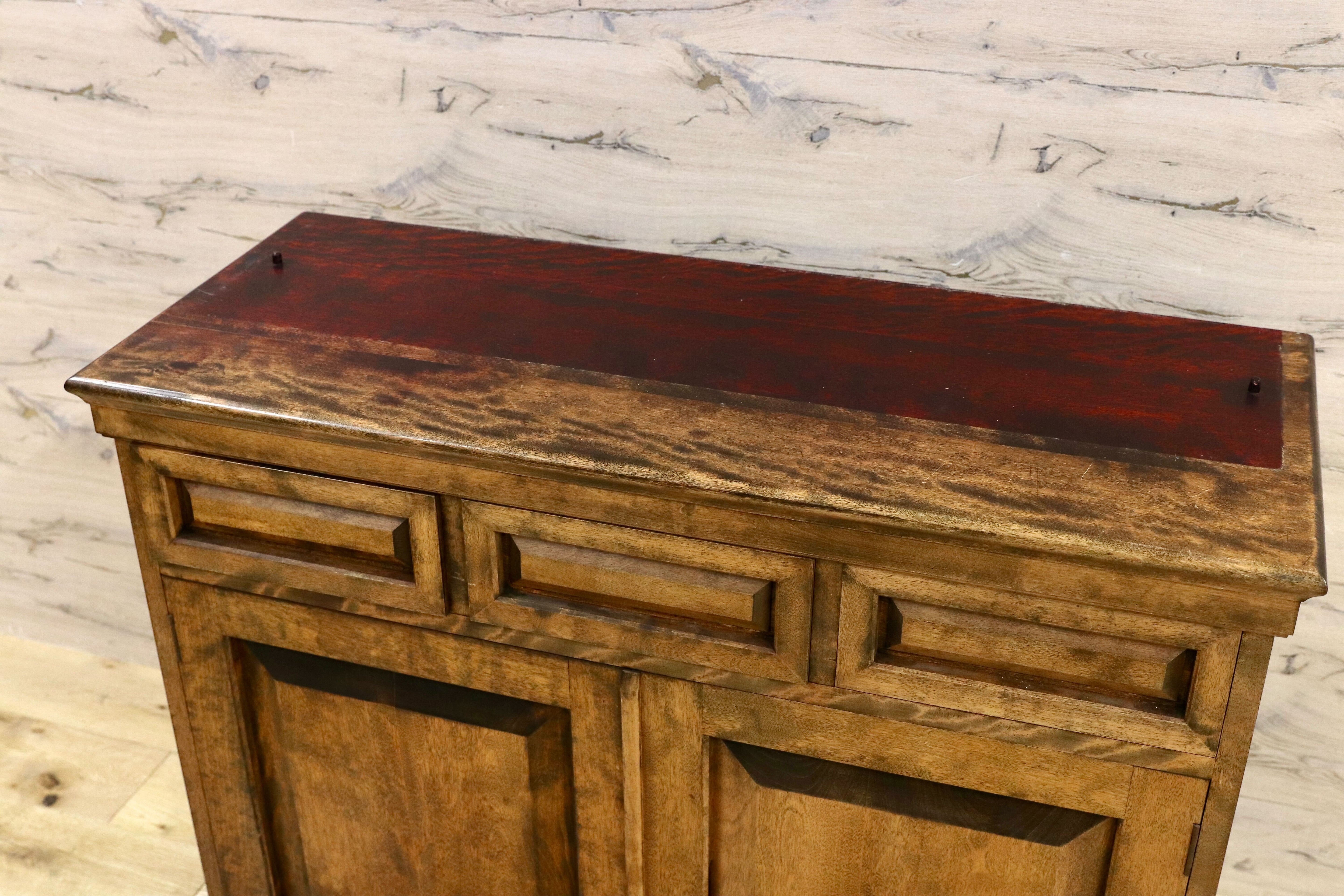 GMHK818○九州民芸家具 カップボード キャビネット シェルフ ミズメザクラ無垢材 和家具 レトロ 希少 ヴィンテージ 検)松本民芸家具