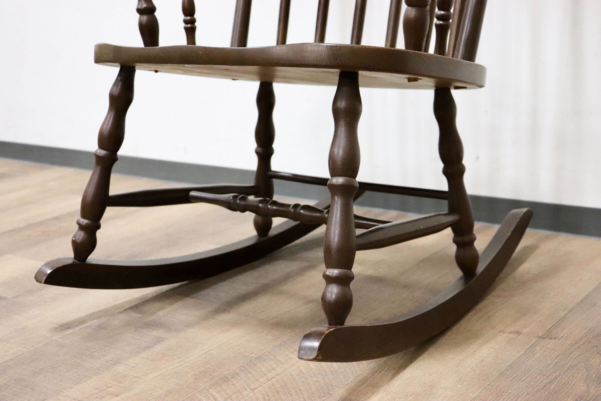 GMGH392○飛騨家具 ロッキングチェア 揺り椅子 古民家 レトロ アンティーク カントリー ノスタルジック 検)柏木工 飛騨産業