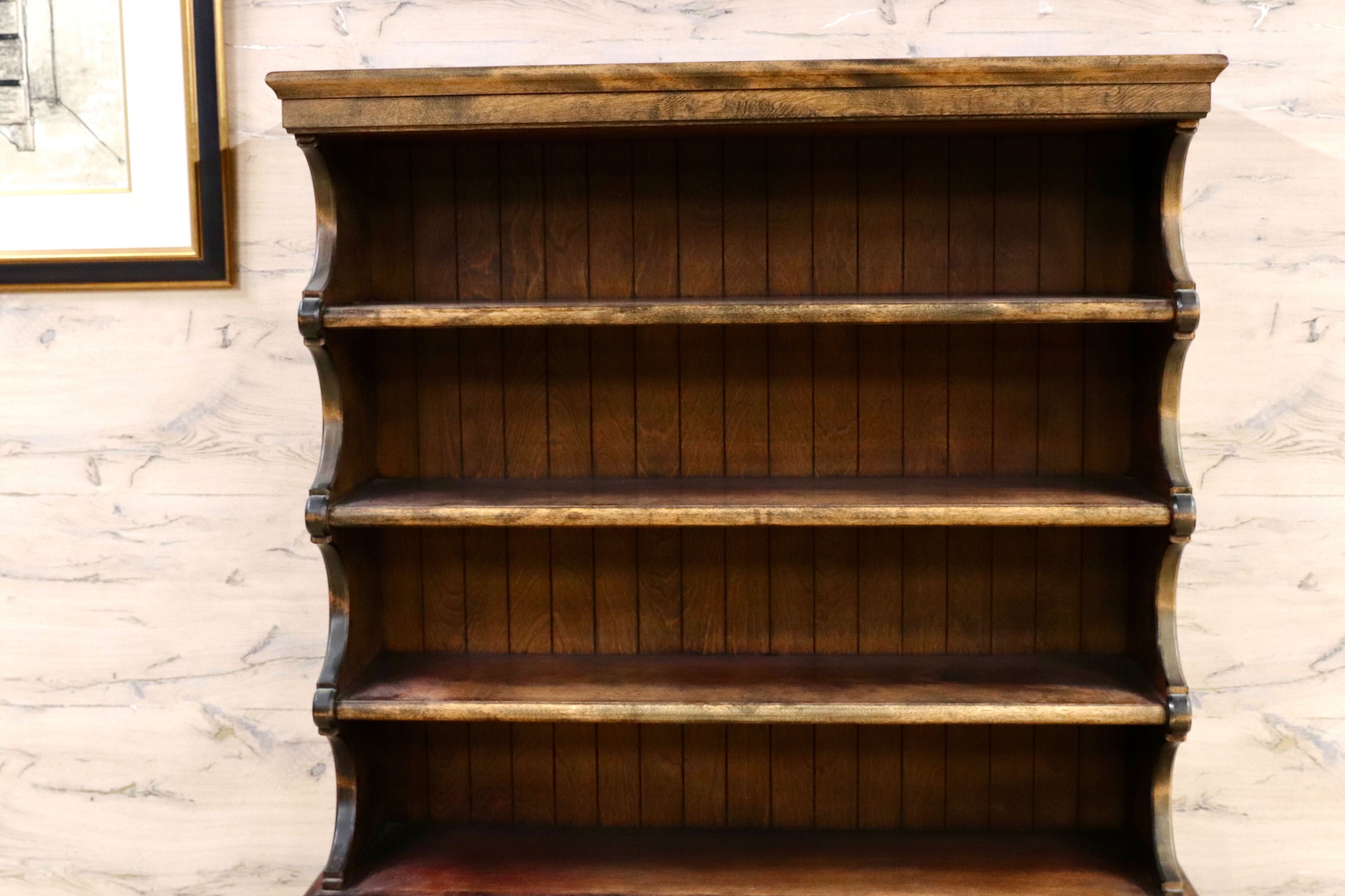 GMHK818○九州民芸家具 カップボード キャビネット シェルフ ミズメザクラ無垢材 和家具 レトロ 希少 ヴィンテージ 検)松本民芸家具