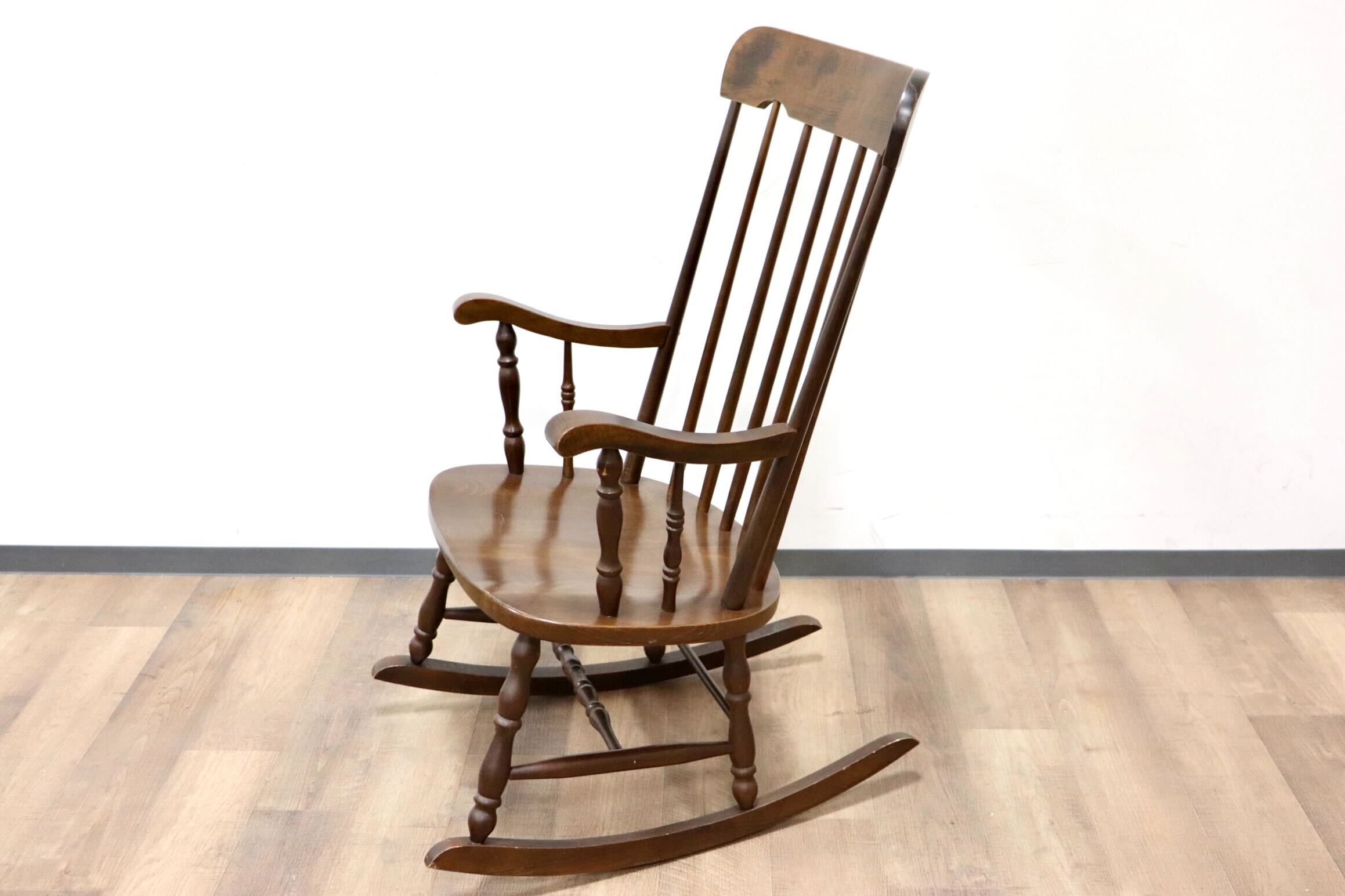 GMGH392○飛騨家具 ロッキングチェア 揺り椅子 古民家 レトロ アンティーク カントリー ノスタルジック 検)柏木工 飛騨産業