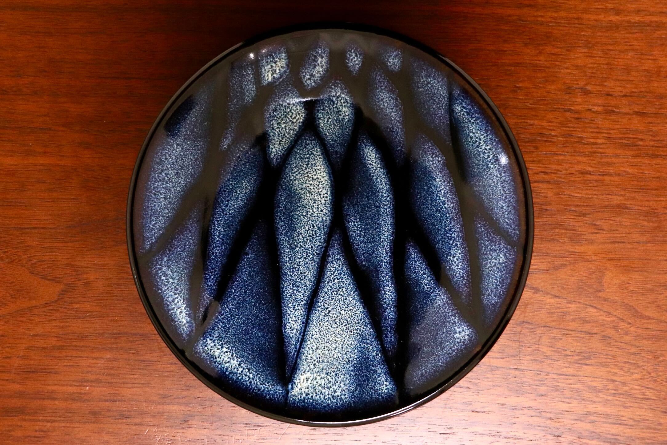 GMIO328B○陶勝窯 丹波焼 網目皿6寸 市野勝 市野勝磯 陶器 工芸品 丹波篠山 未使用