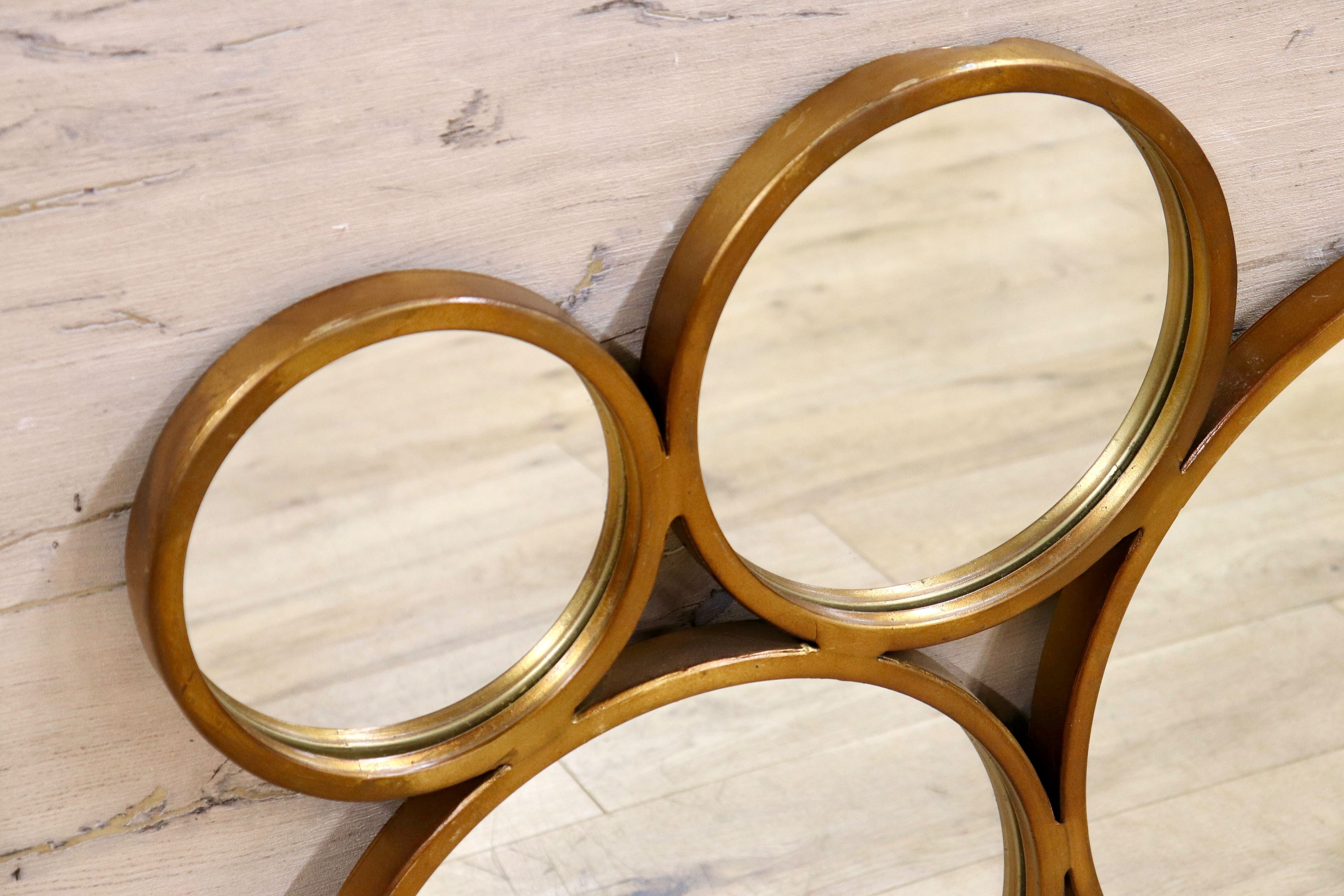 GMIS204○UTTERMOST ウォールミラー 壁掛けミラー 鏡 ゴールド インテリア モダン