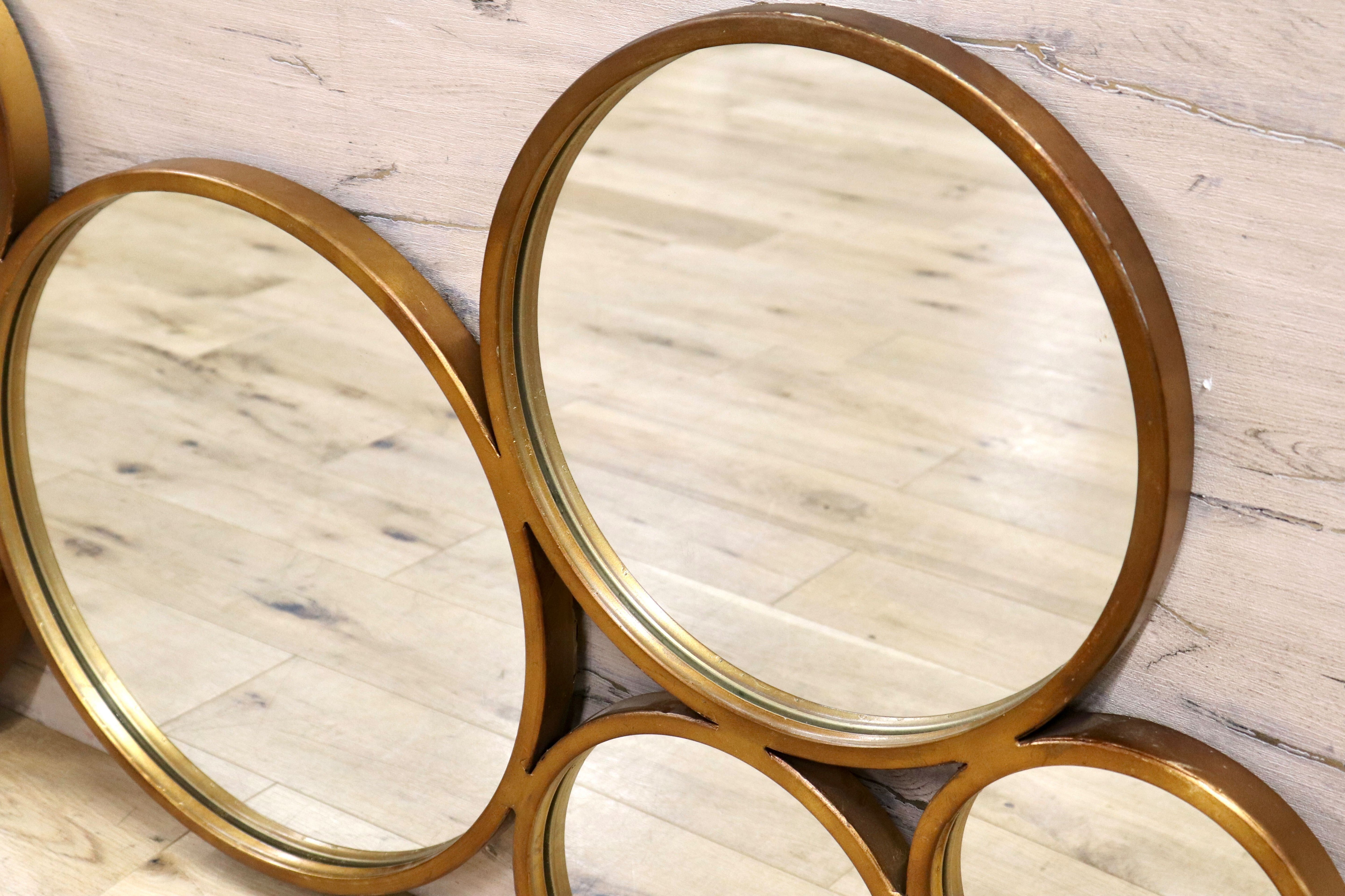 GMIS204○UTTERMOST ウォールミラー 壁掛けミラー 鏡 ゴールド インテリア モダン