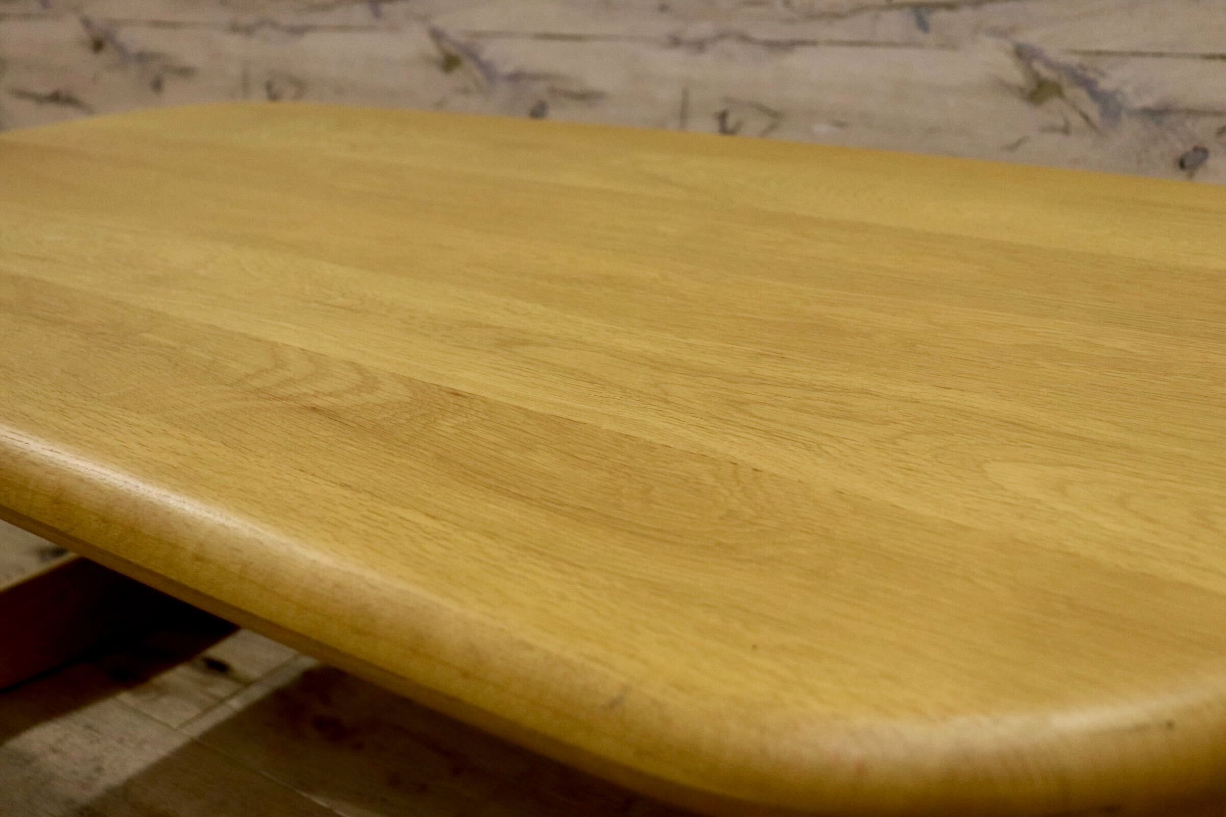 GMIS428○浜本工芸 / HAMAMOTO センターテーブル リビングテーブル ローテーブル 楢材 無垢材 和モダン 国産 定価約9.6万 展示品