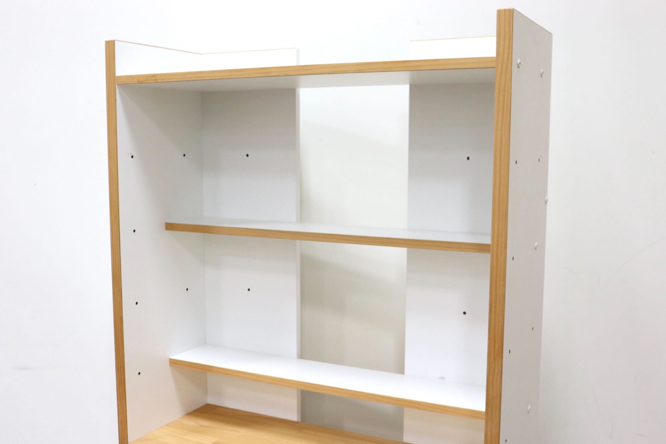 GMGN84○MOMO natural / モモナチュラル PIENI KOTI ピエニコティ 学習机 勉強机 パソコンデスク デスク 本棚 シェルフ パイン材 脇木工