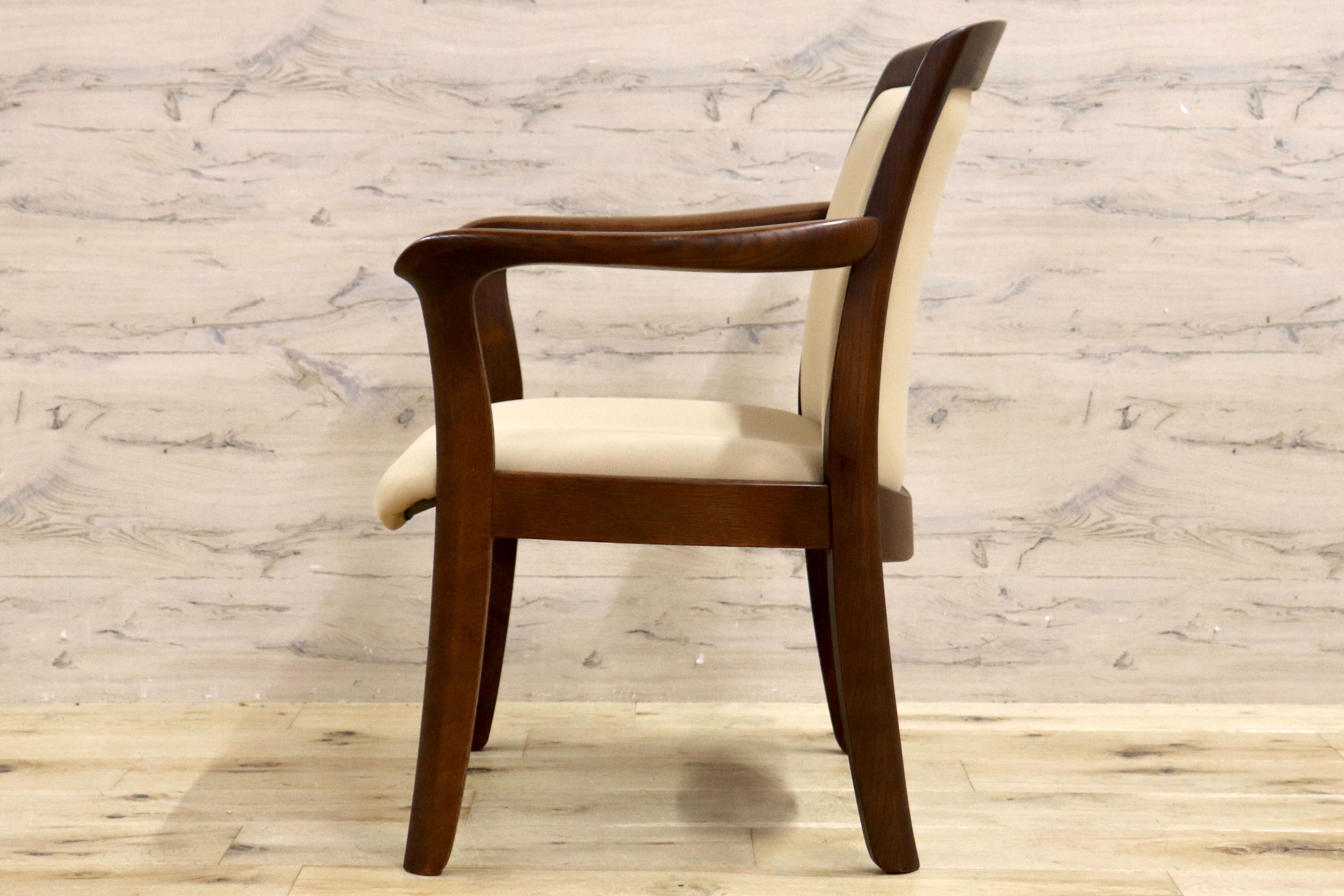 GMHS463E○シラカワ / shirakawa ダイニングチェア アームチェア 椅子 ファブリック 飛騨の家具 レトロ モダン