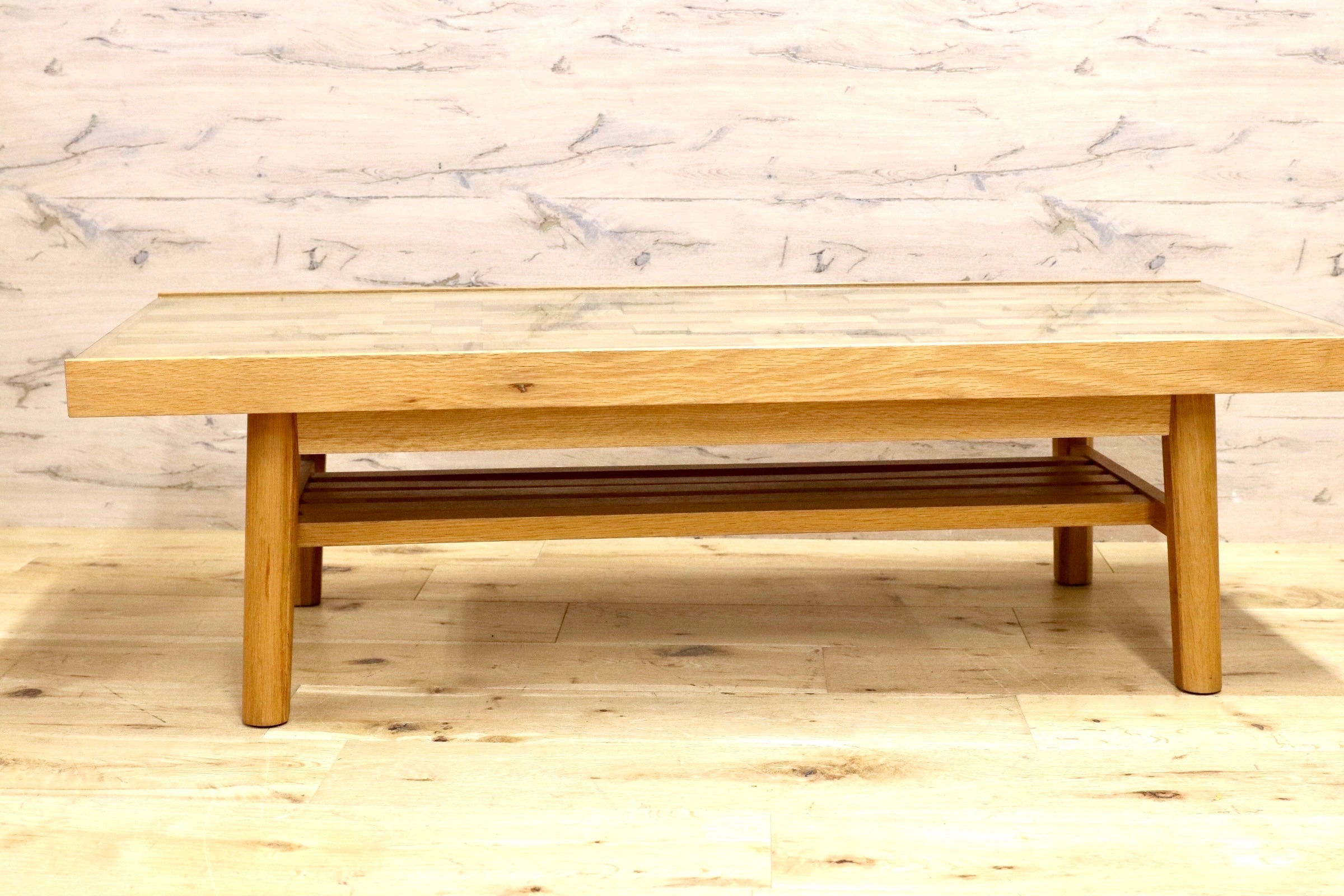 GMJH275B○SHIGIYAMA / シギヤマ家具工業 TORTE トルテ センターテーブル リビングテーブル オーク材 国産家具 定価約6.2万円 展示品