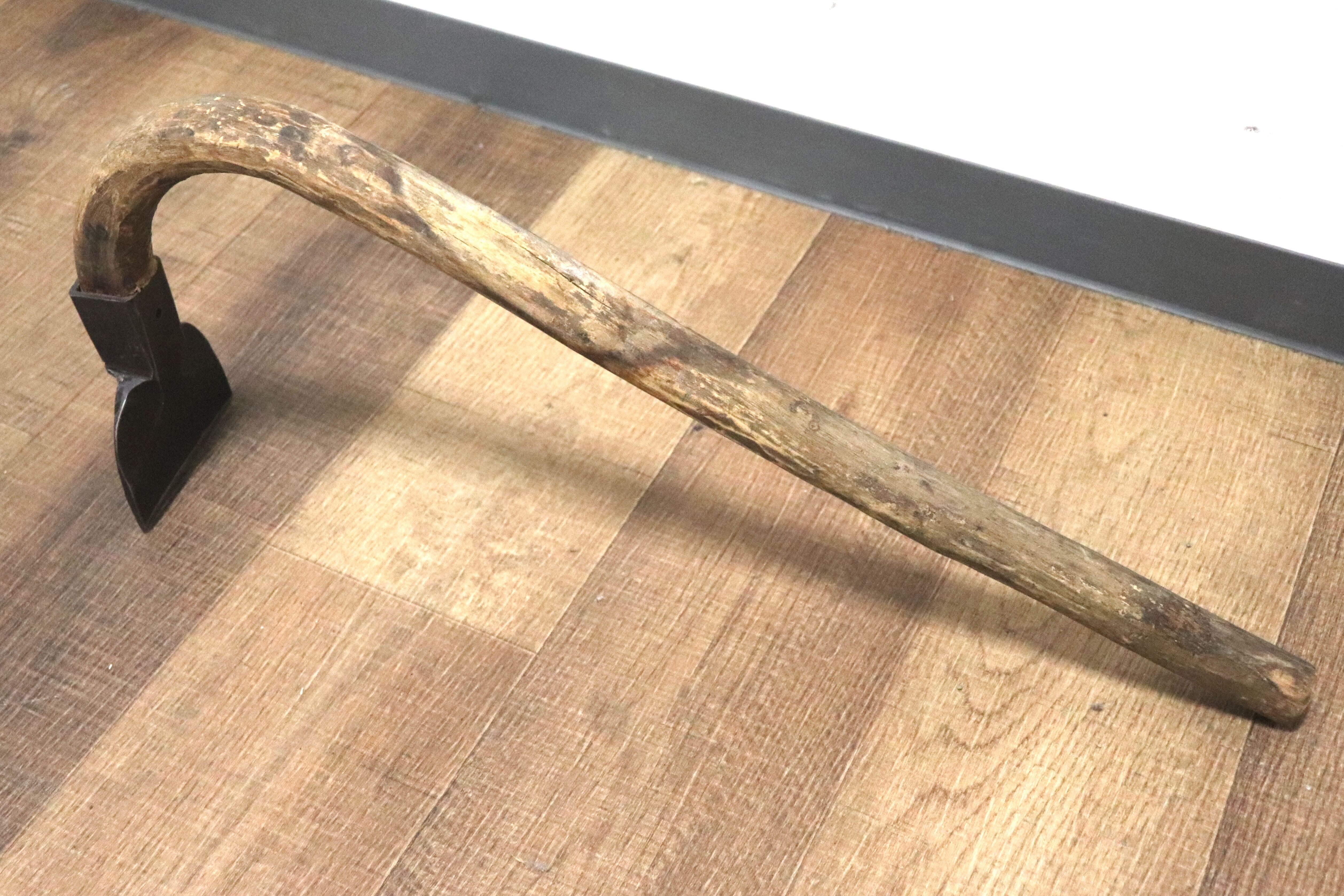 GMHH129D○大工道具 釿 ちょうな ちょんな 皮剥き 斧 手斧 はつり 伝統工法 宮大工 古民具 林業 山師 アンティーク レトロ 古道具