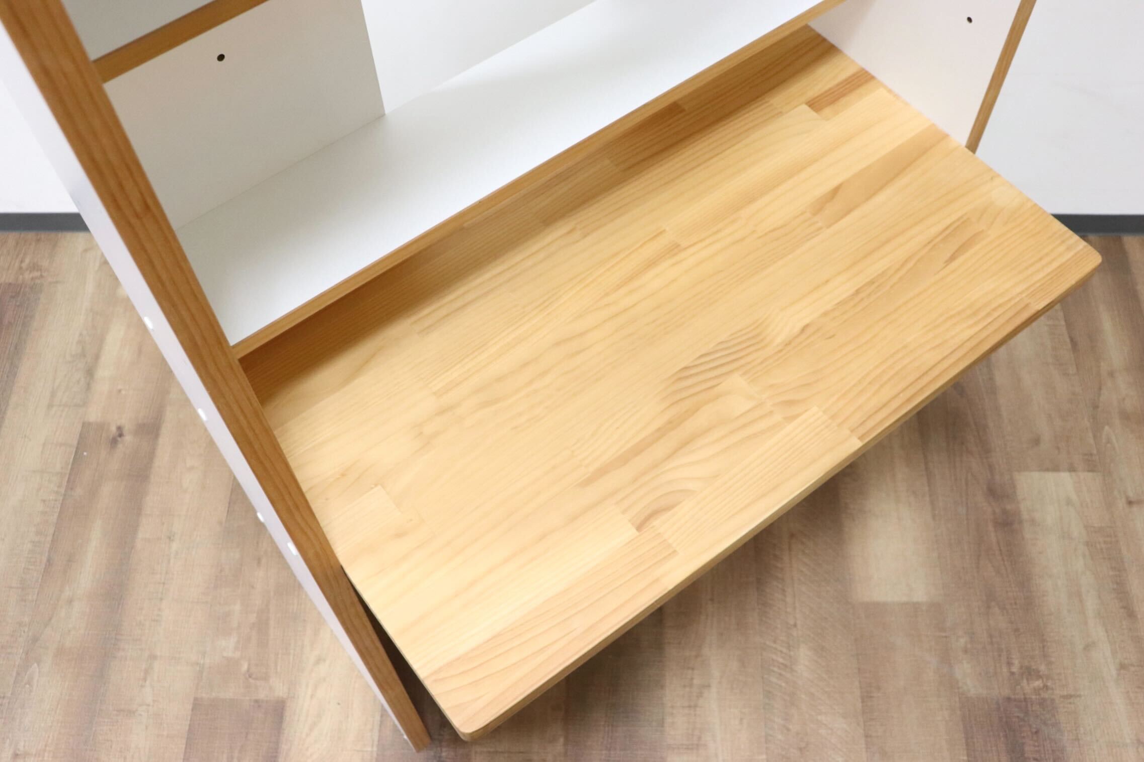 GMGN84○MOMO natural / モモナチュラル PIENI KOTI ピエニコティ 学習机 勉強机 パソコンデスク デスク 本棚 シェルフ パイン材 脇木工