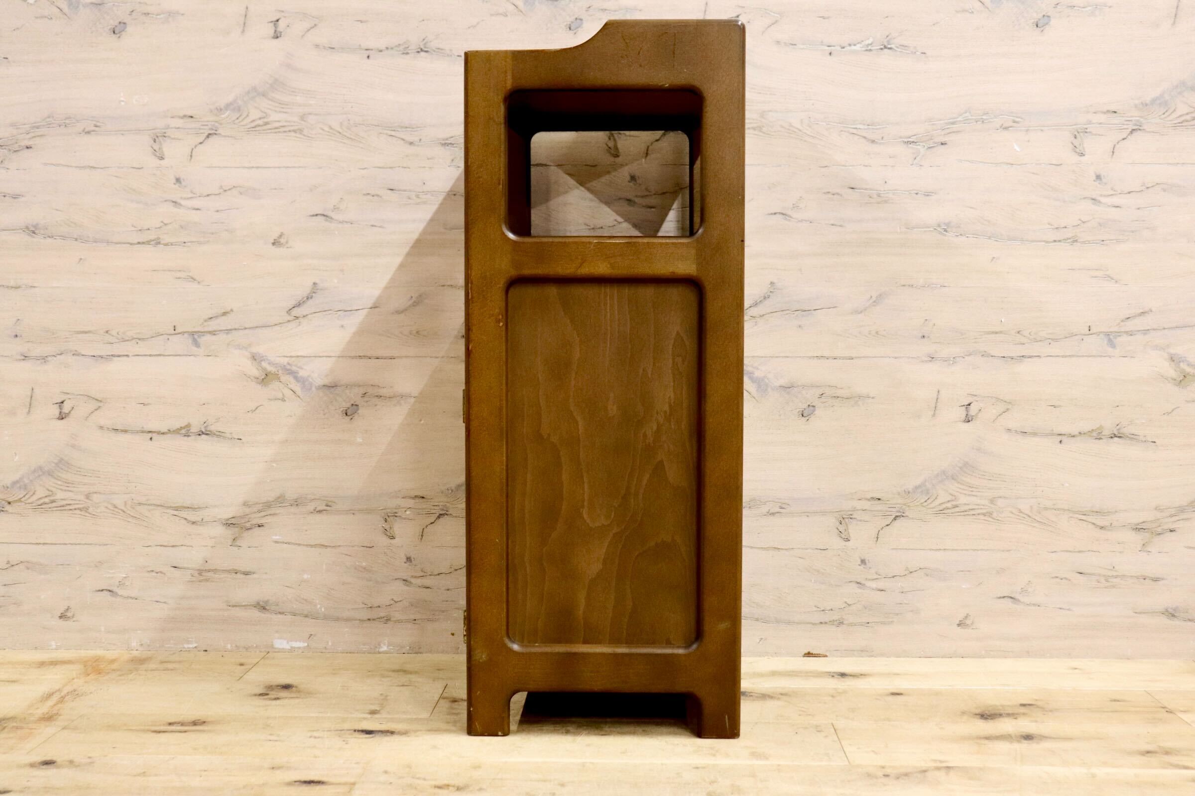 GMIH125○karimoku / カリモク 電話台 FAX台 花台 飾り棚 リビング収納 引出し クラシック レトロ 国産家具