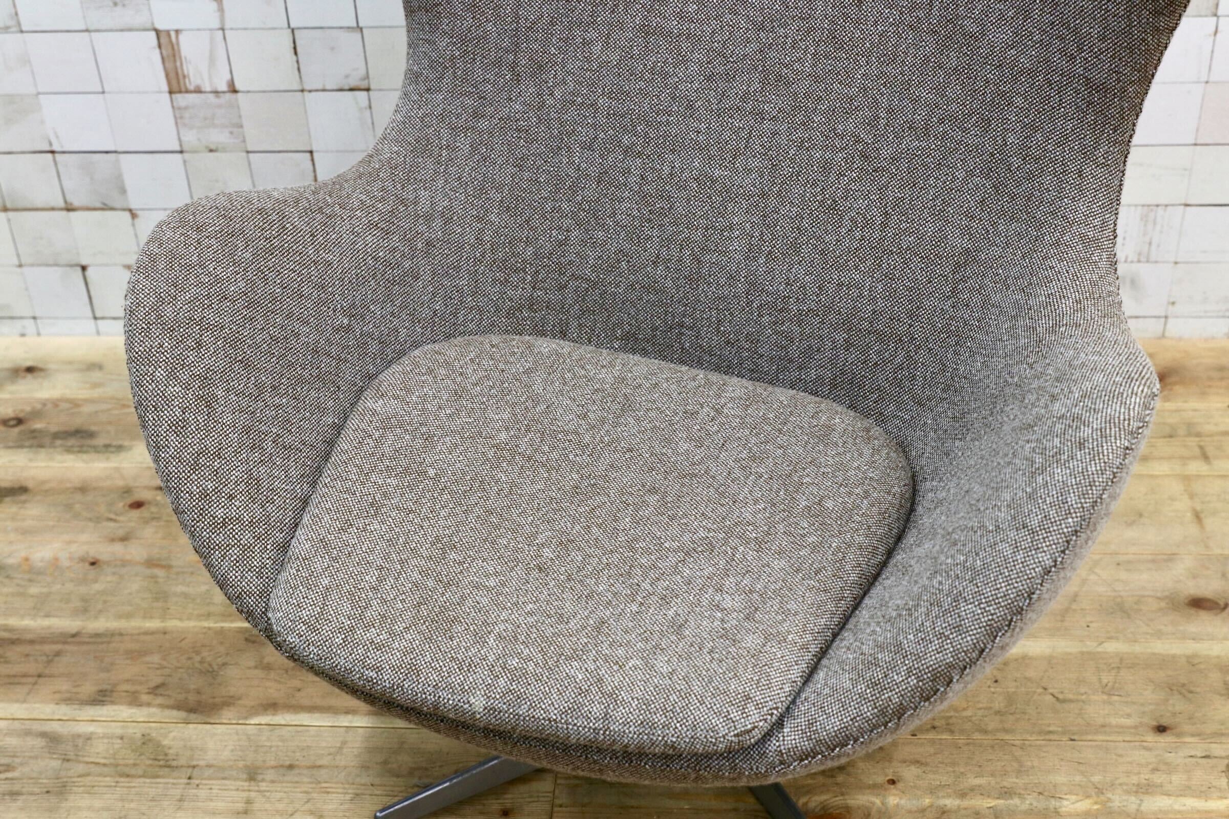 GMIO564○FRITZ HANSEN / フリッツハンセン エッグチェア アルネ・ヤコブセン ファブリック 北欧家具 名作椅子 ラウンジチェア