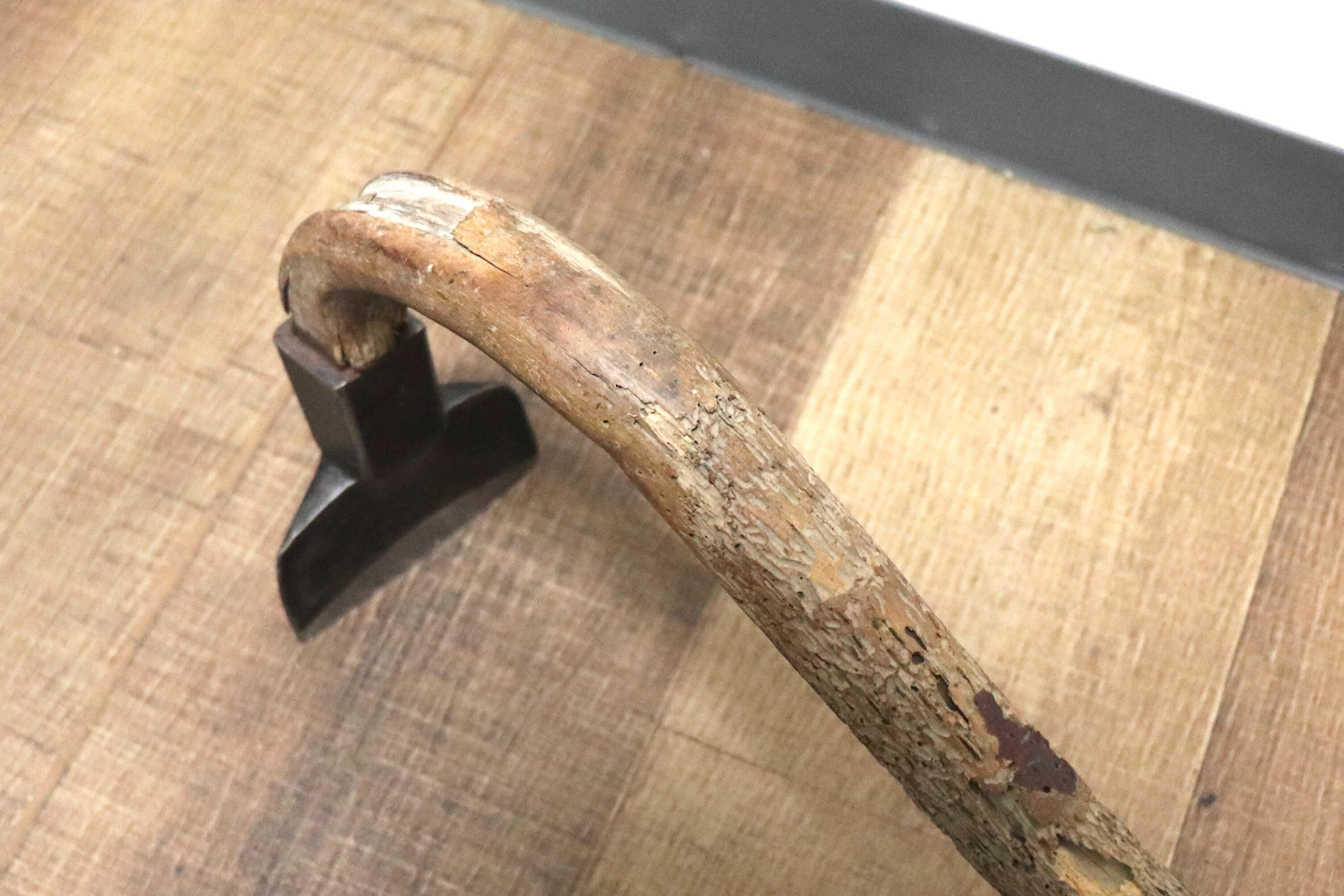 GMHH129E○大工道具 釿 ちょうな ちょんな 皮剥き 斧 手斧 はつり 伝統工法 宮大工 古民具 林業 山師 アンティーク レトロ 古道具