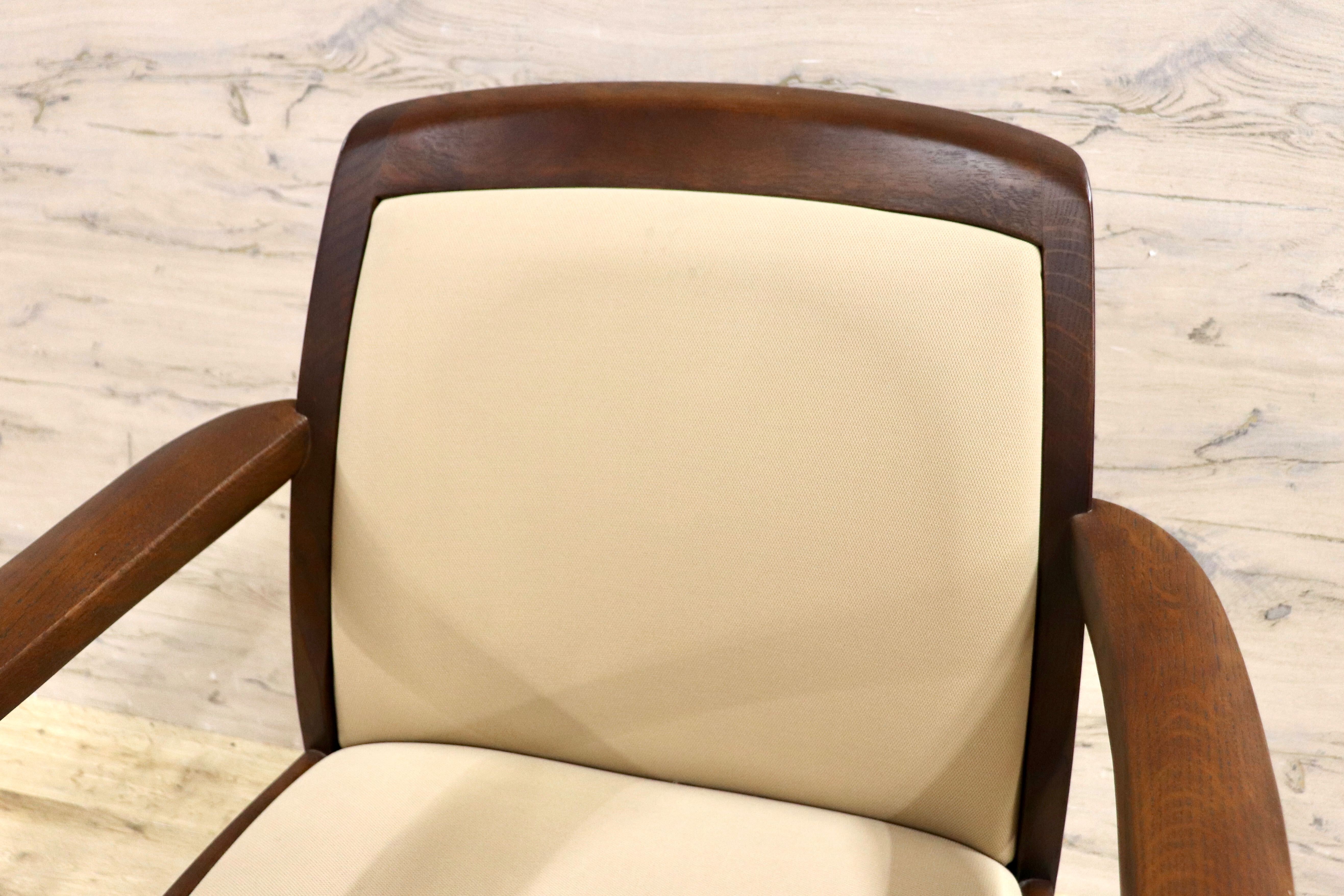 GMHS463E○シラカワ / shirakawa ダイニングチェア アームチェア 椅子 ファブリック 飛騨の家具 レトロ モダン