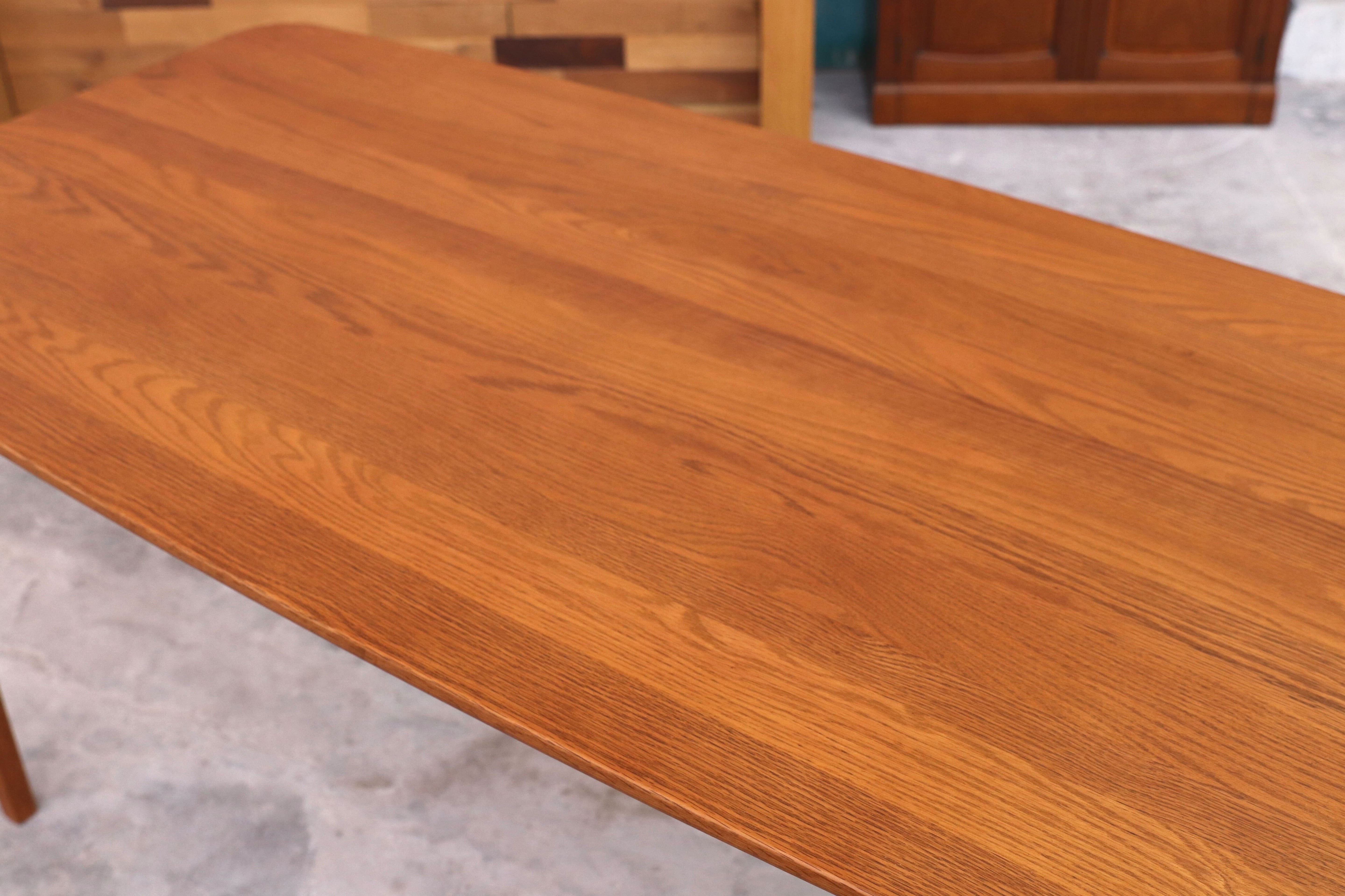 GMHK428B○unico / ウニコ TOVE トーブ ダイニングテーブル 食卓テーブル オーク材 定価7.92万 展示品