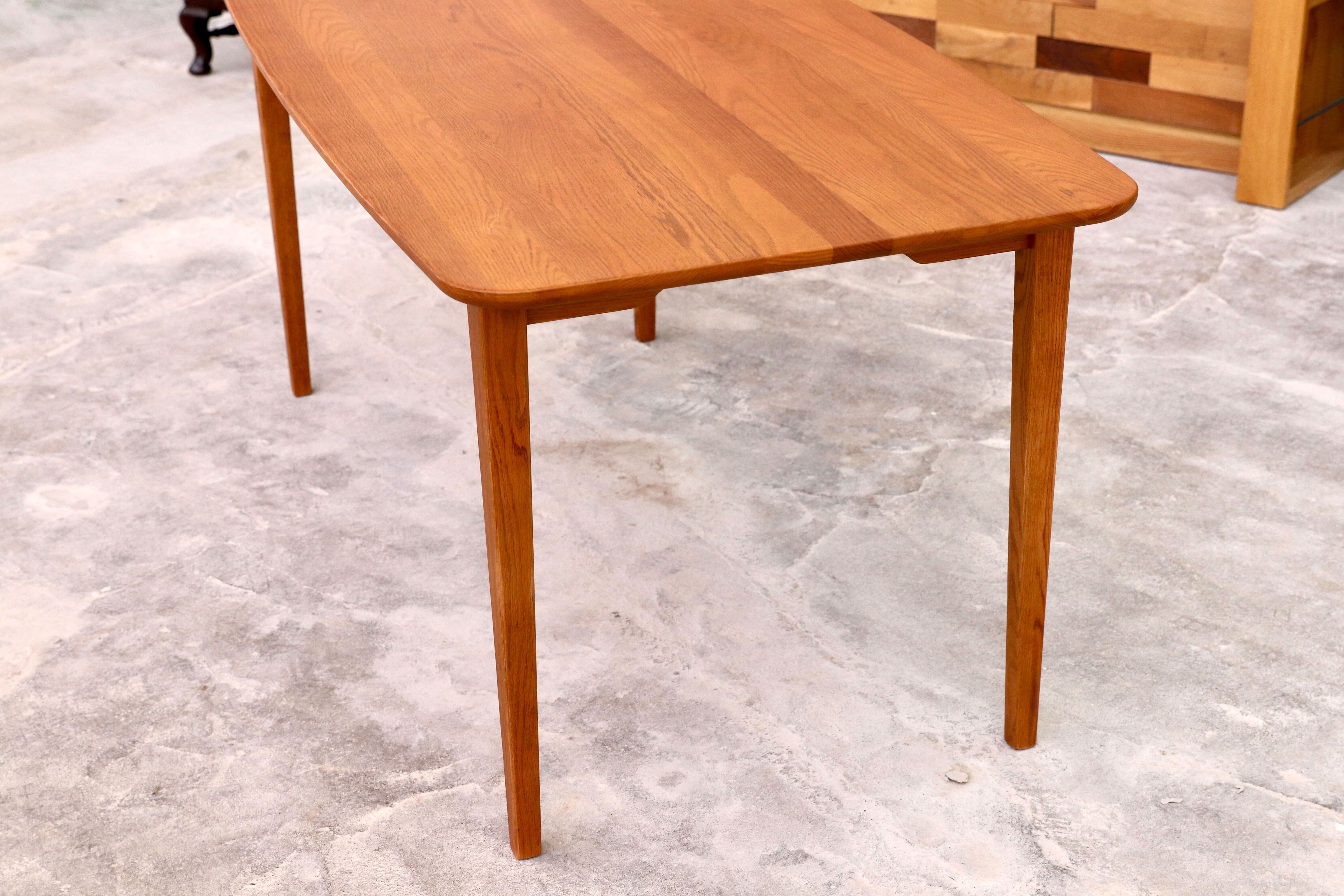 GMHK428B○unico / ウニコ TOVE トーブ ダイニングテーブル 食卓テーブル オーク材 定価7.92万 展示品