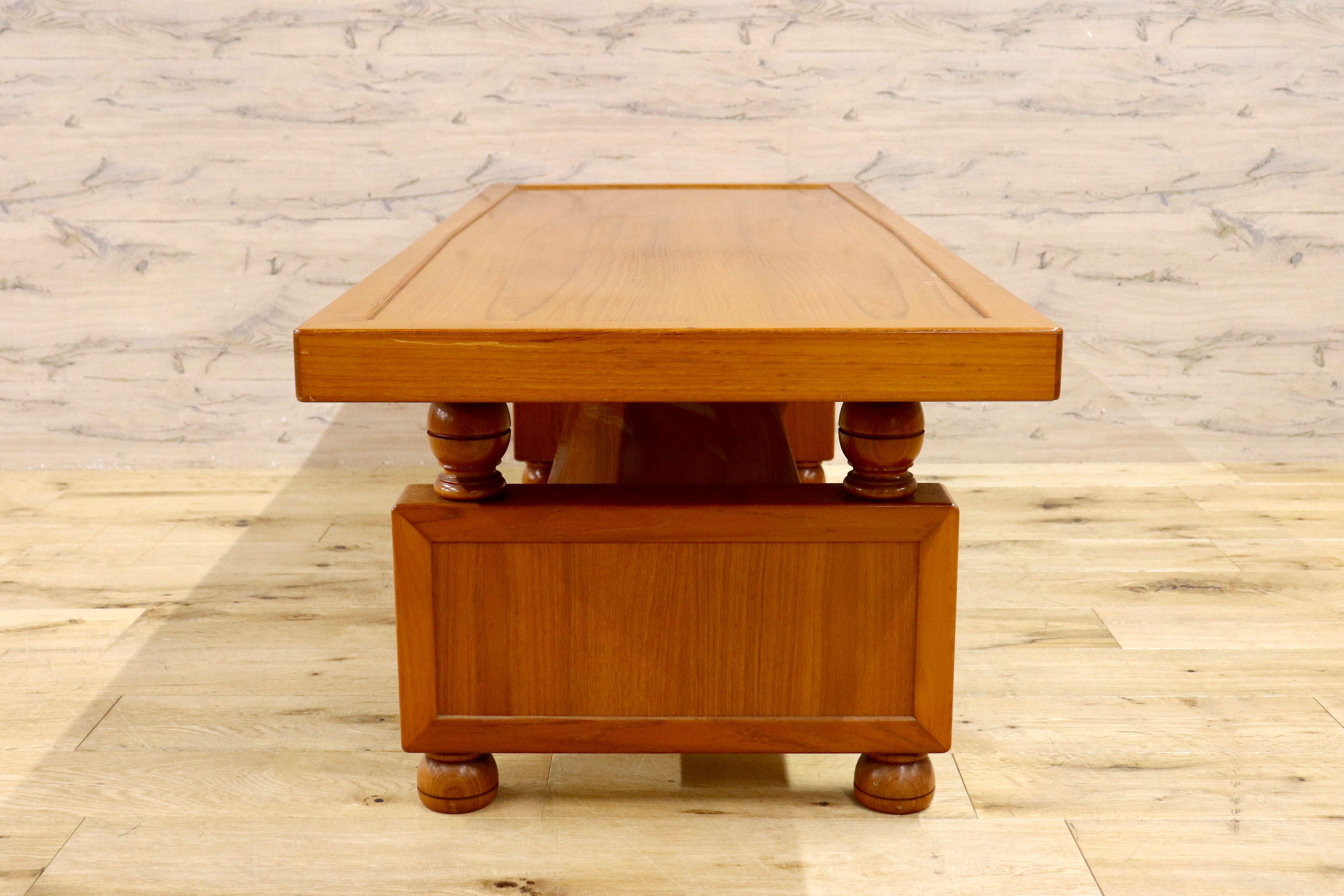 GMHK630○センターテーブル ローテーブル リビングテーブル 応接机 レトロモダン ヴィンテージ 木製家具