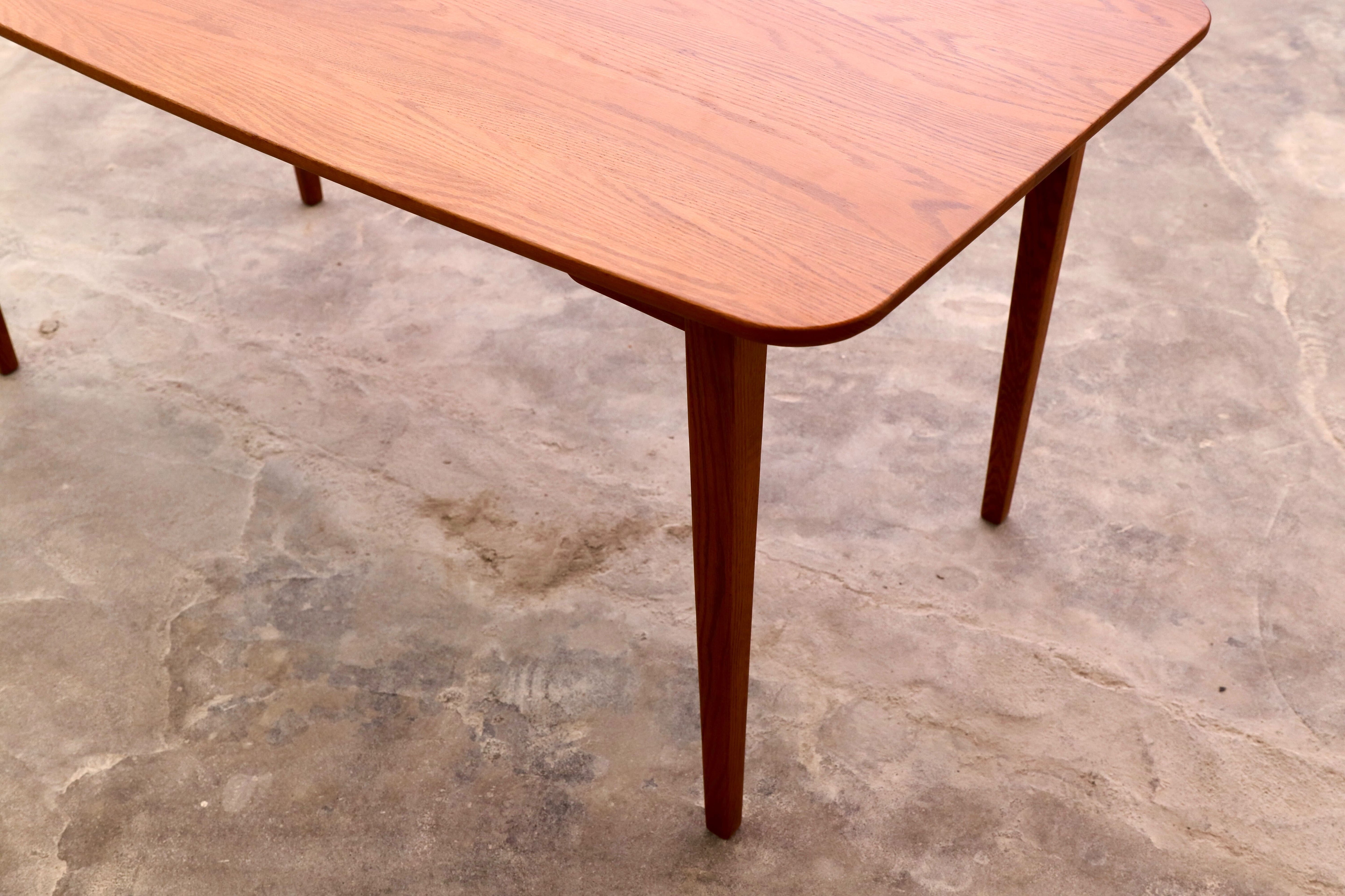 GMHK428B○unico / ウニコ TOVE トーブ ダイニングテーブル 食卓テーブル オーク材 定価7.92万 展示品