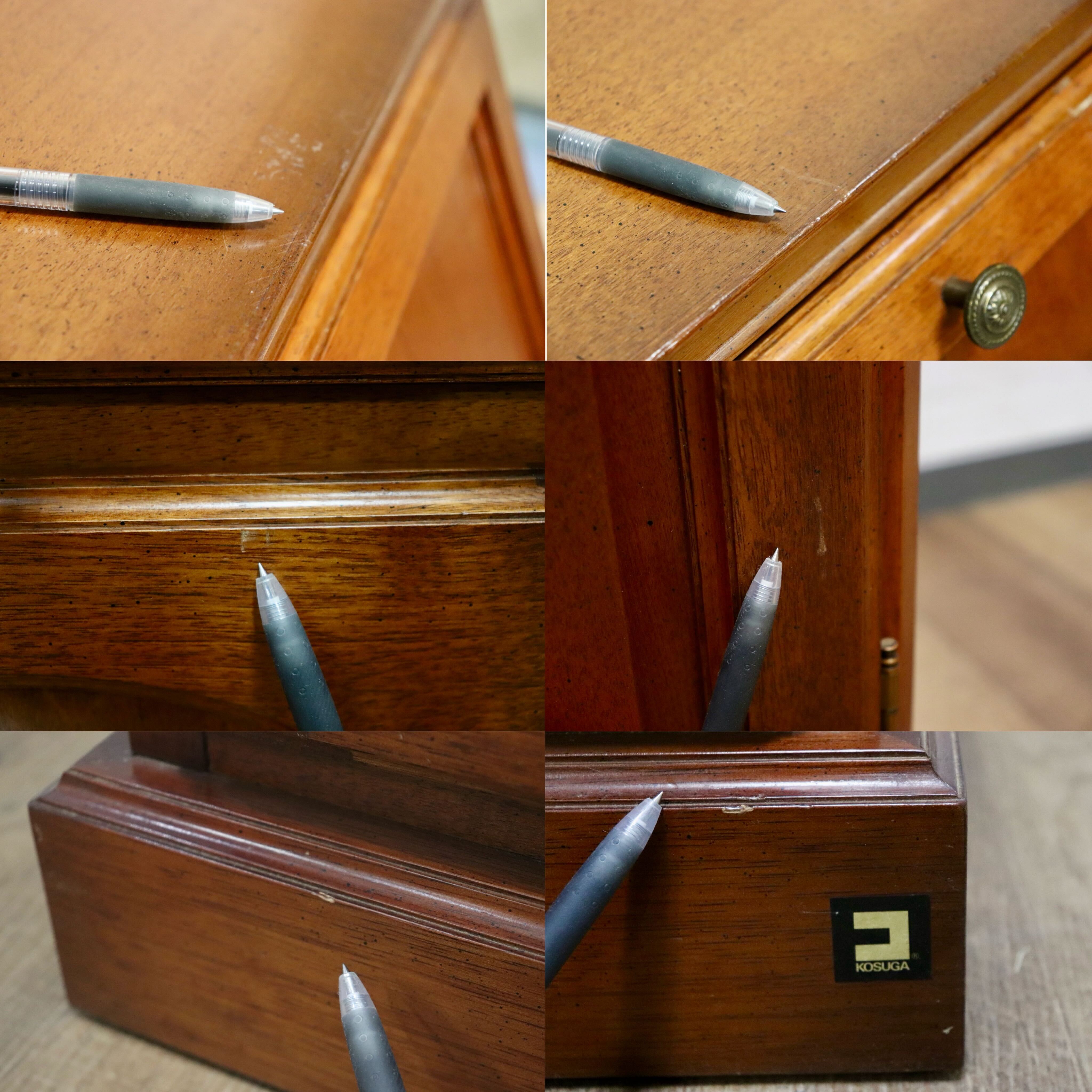 GMHH430○KOSUGA / コスガ Regent House リージェントハウス ライティングビューロー デスク 化粧台 書斎机 学習机 カントリー クラシック