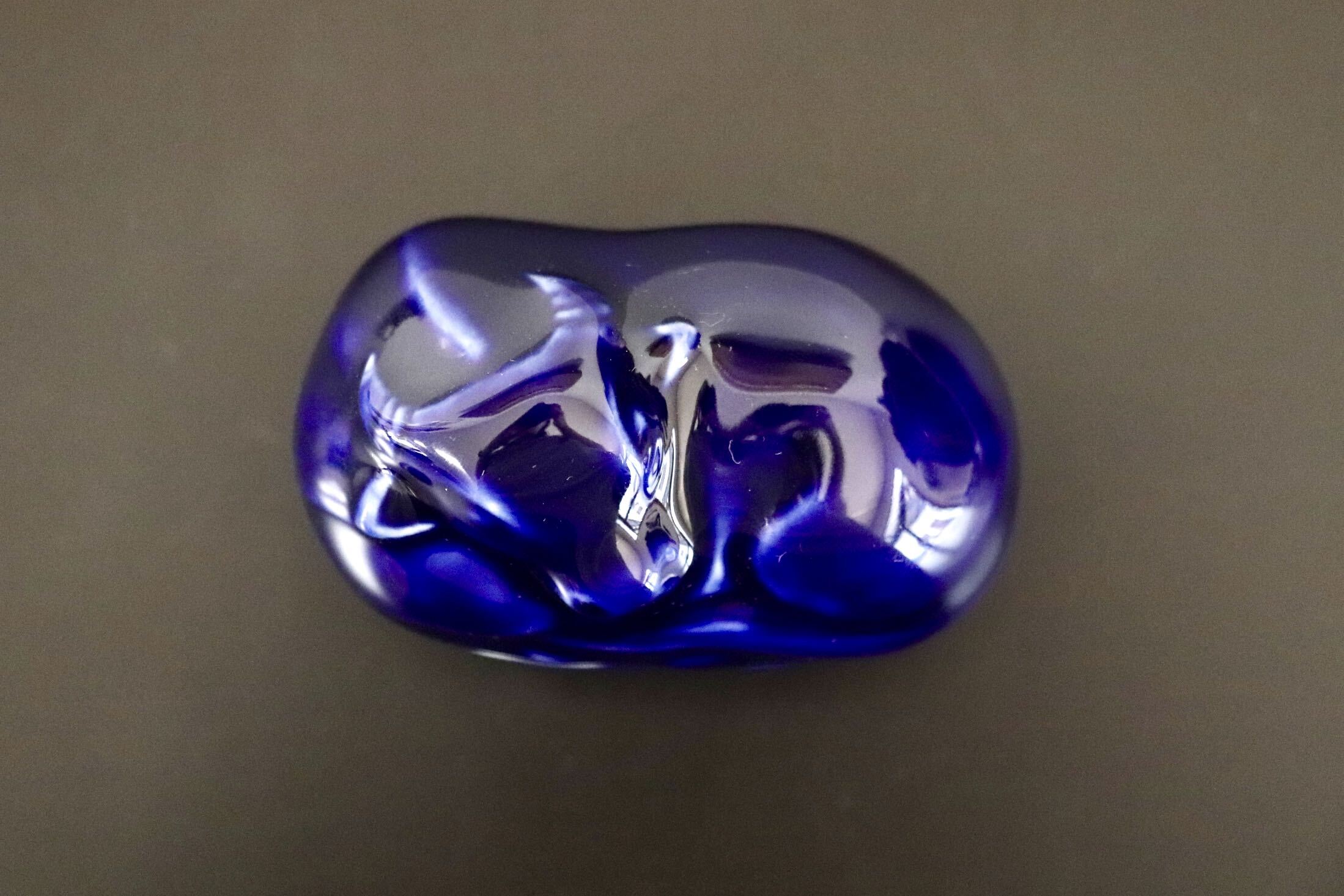 GMJK374I○紀州焼 葵窯 二代 寒川栖豊 置物 小物入れ 茶道具 香合 牛 丑 干支 縁起物 陶器 焼物