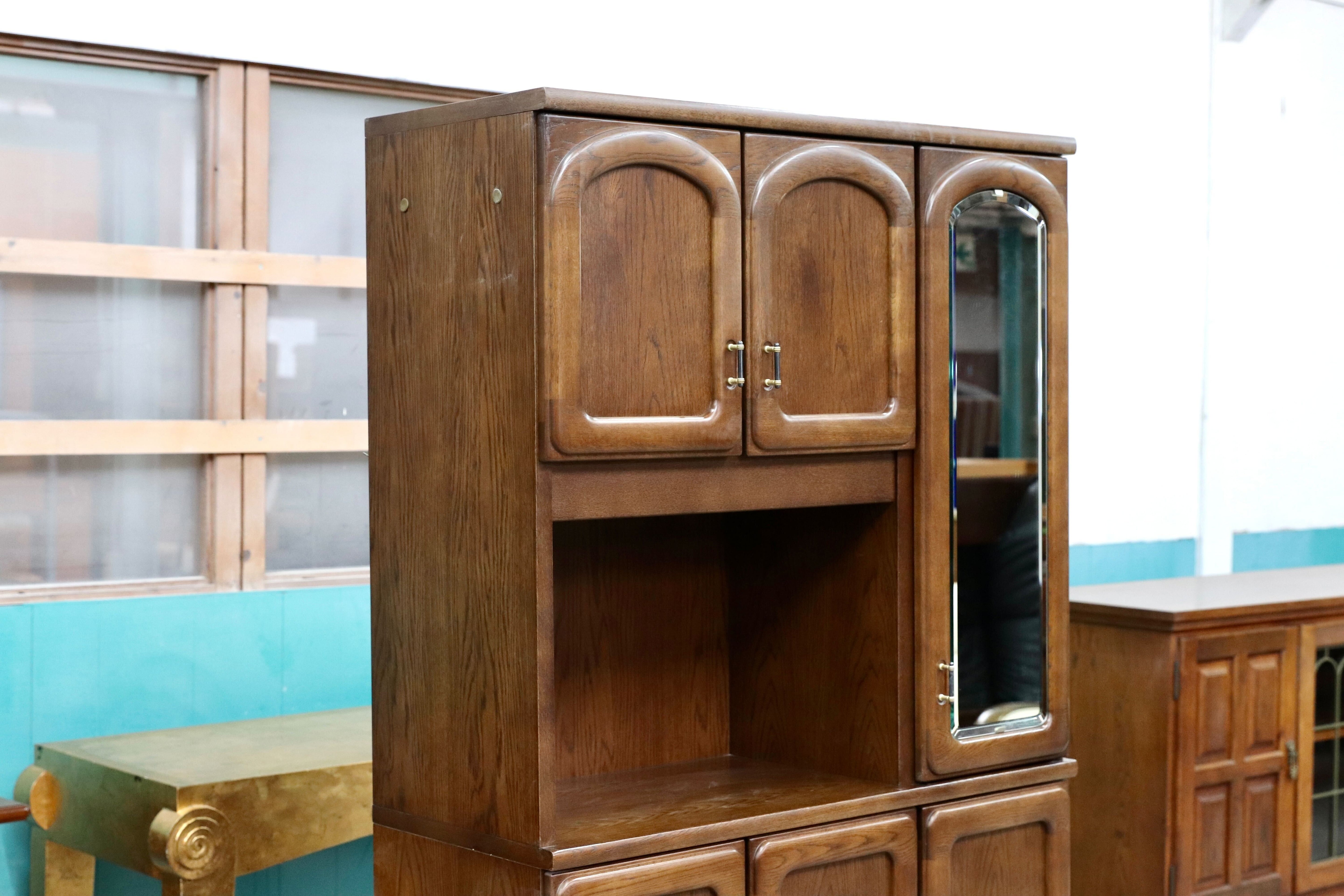 GMHK401○karimoku / カリモク 下駄箱 シューズケース オーク材 ブラウン 国産家具