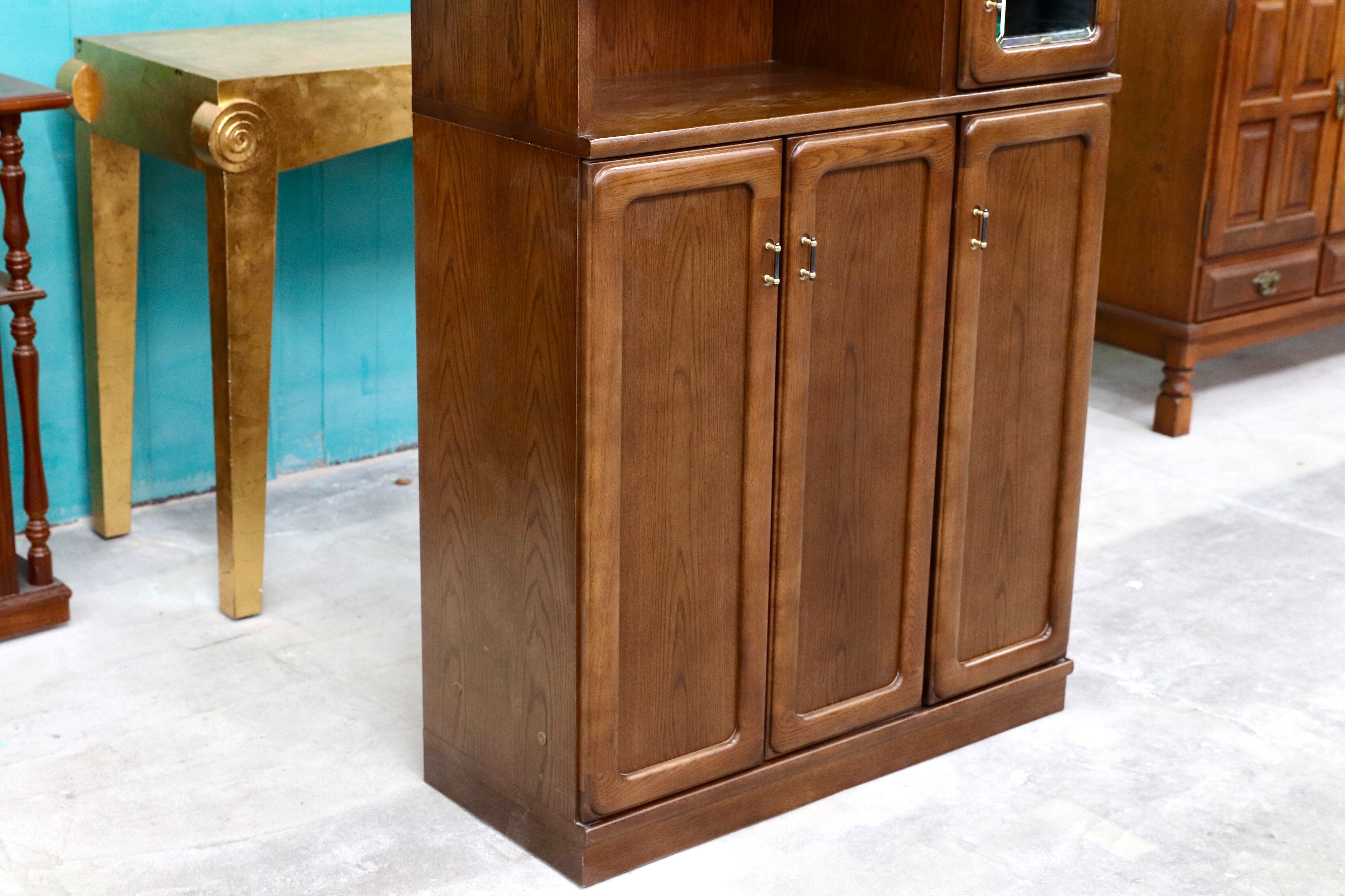 GMHK401○karimoku / カリモク 下駄箱 シューズケース オーク材 ブラウン 国産家具