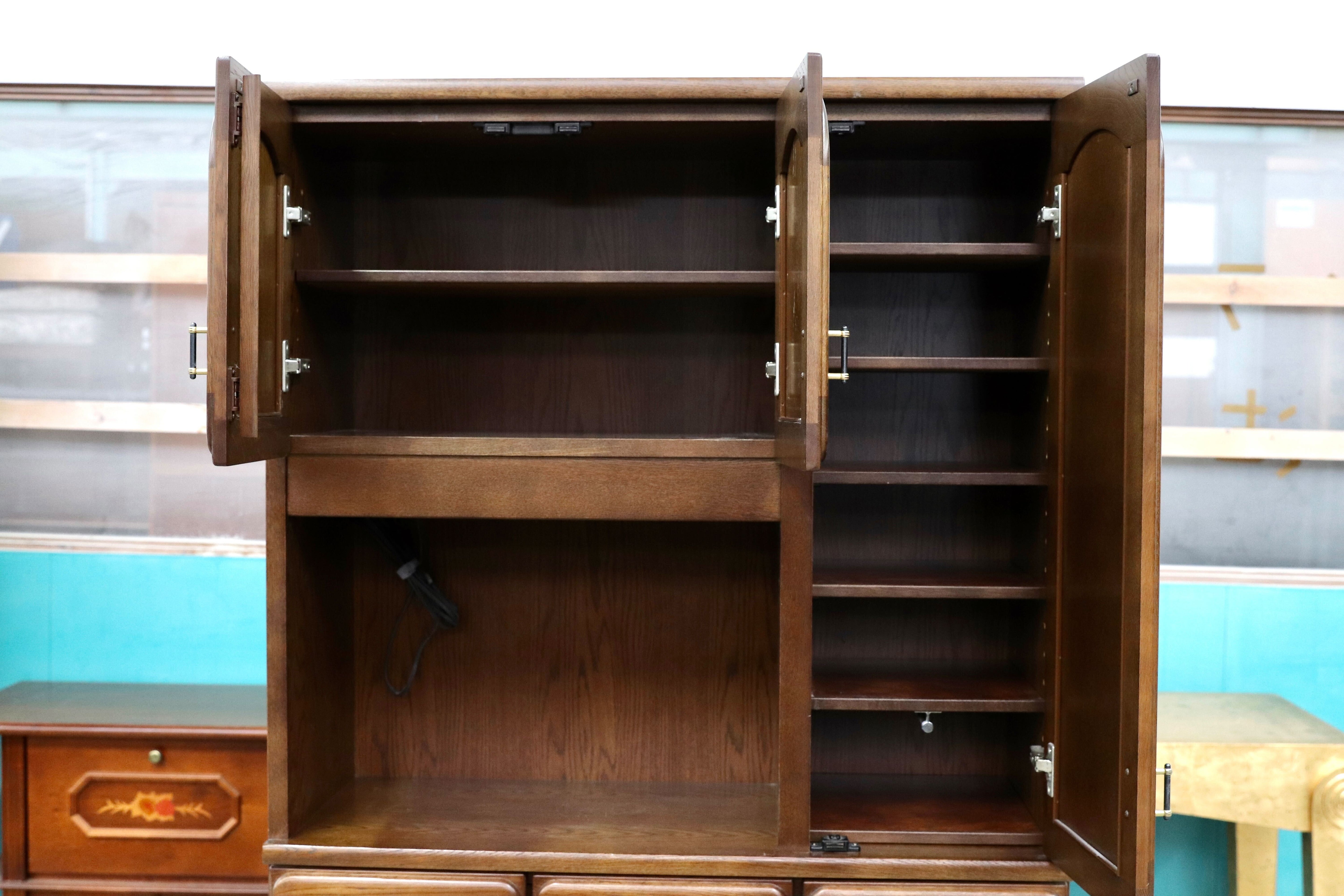 GMHK401○karimoku / カリモク 下駄箱 シューズケース オーク材 ブラウン 国産家具