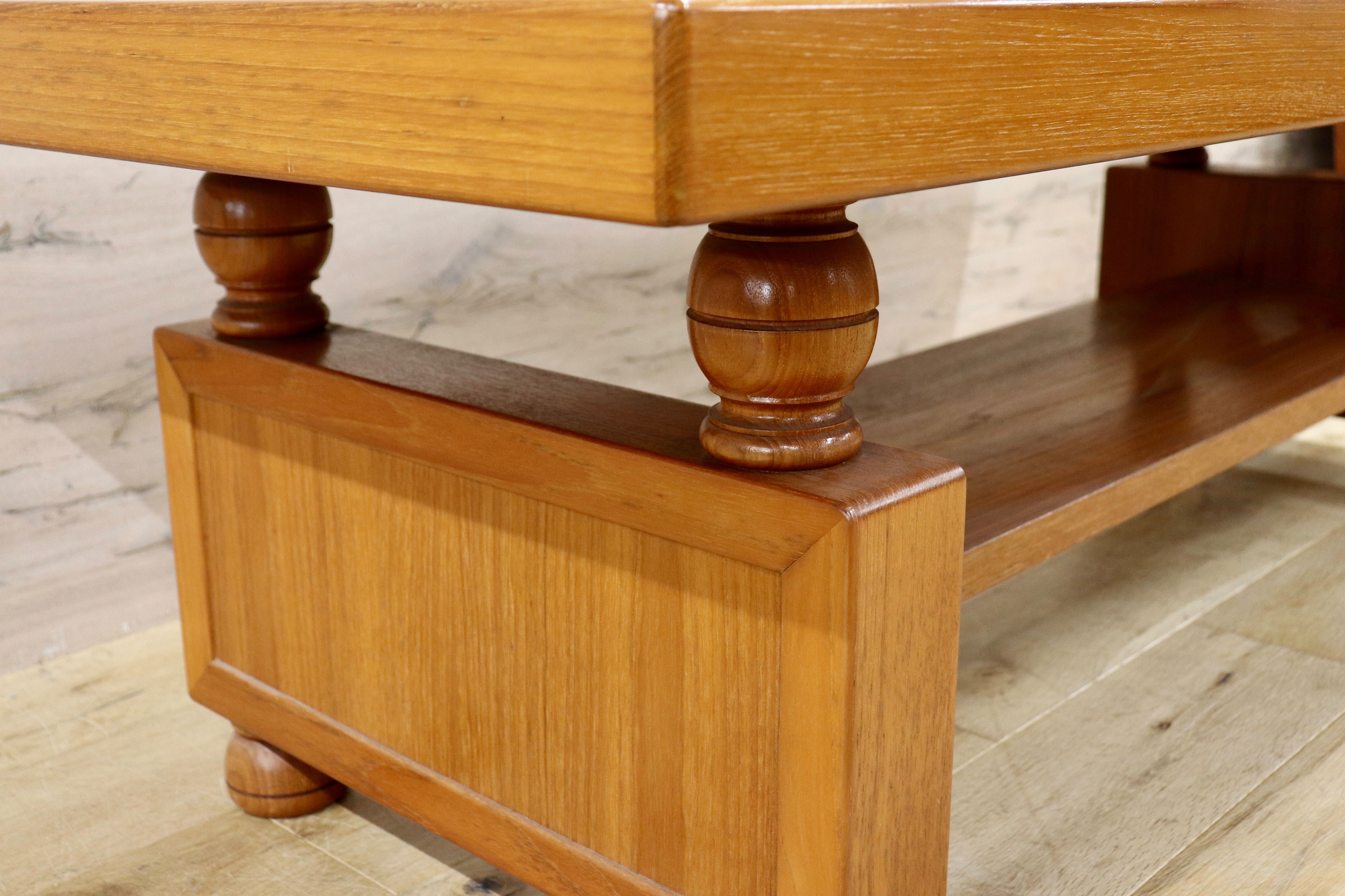 GMHK630○センターテーブル ローテーブル リビングテーブル 応接机 レトロモダン ヴィンテージ 木製家具