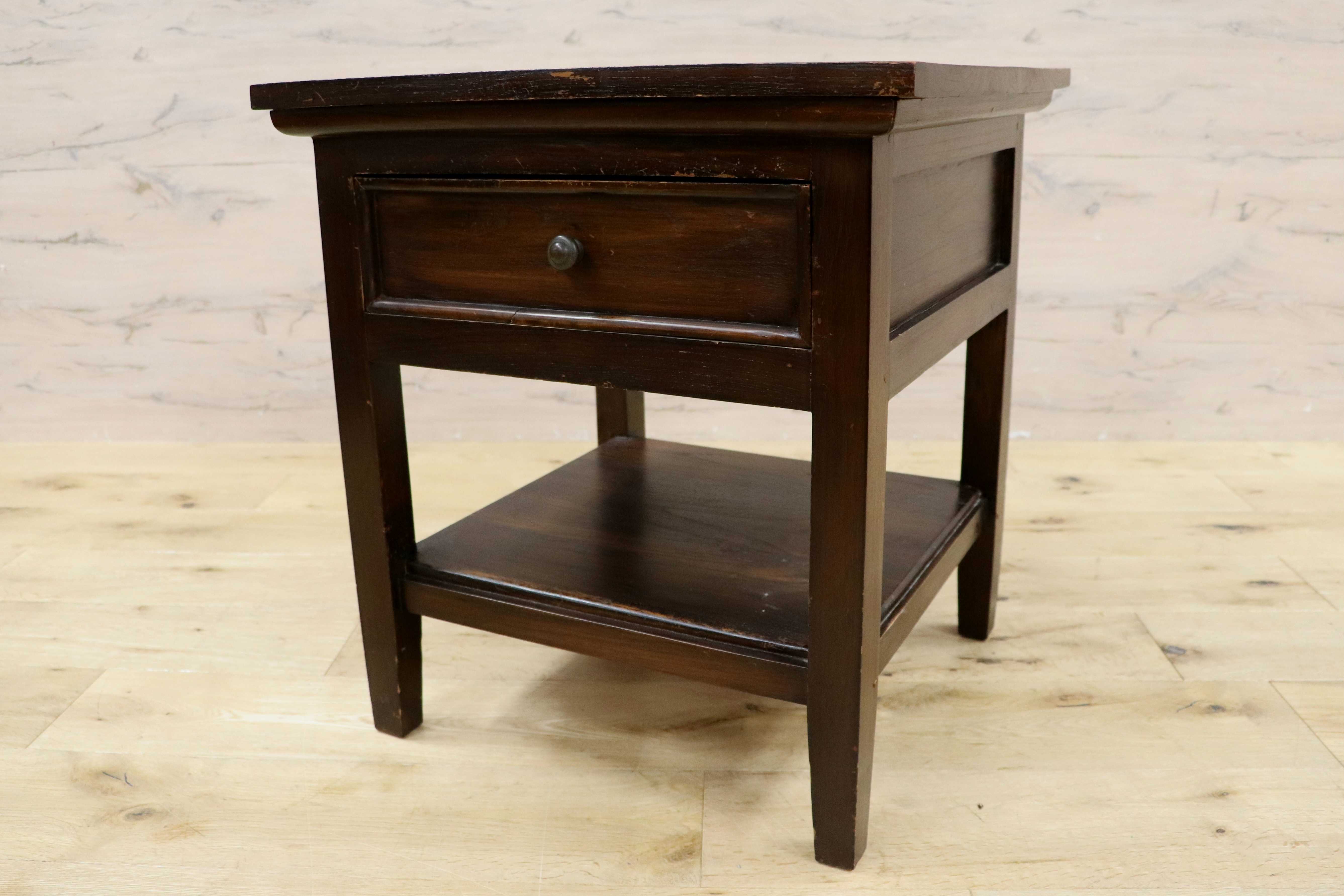 GMIK560B○ヨーロピアン アンティーク ヴィンテージ サイドテーブル コンソール チェスト キャビネットナイトテーブル 木製 電話台 花台