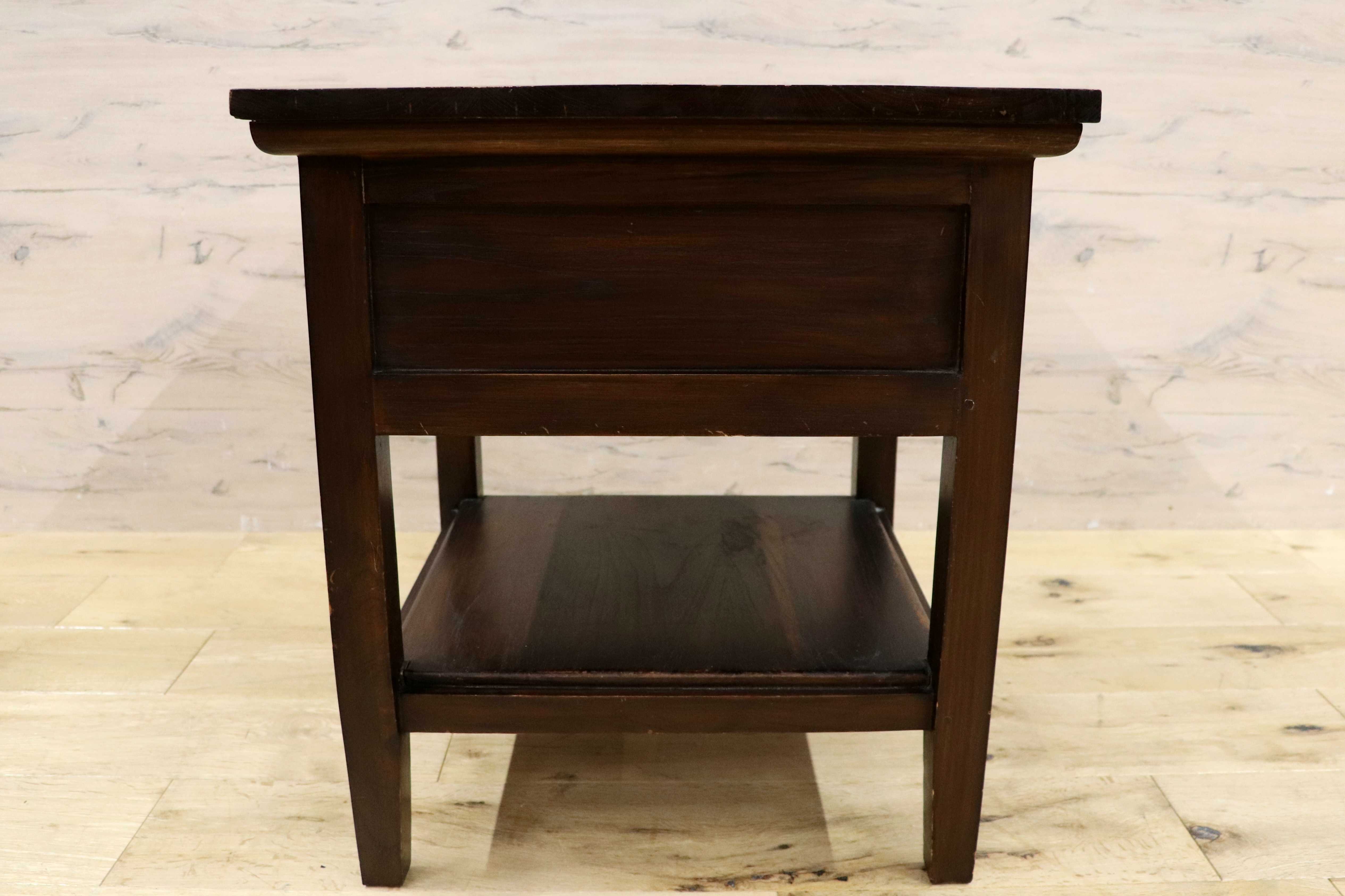 GMIK560B○ヨーロピアン アンティーク ヴィンテージ サイドテーブル コンソール チェスト キャビネットナイトテーブル 木製 電話台 花台