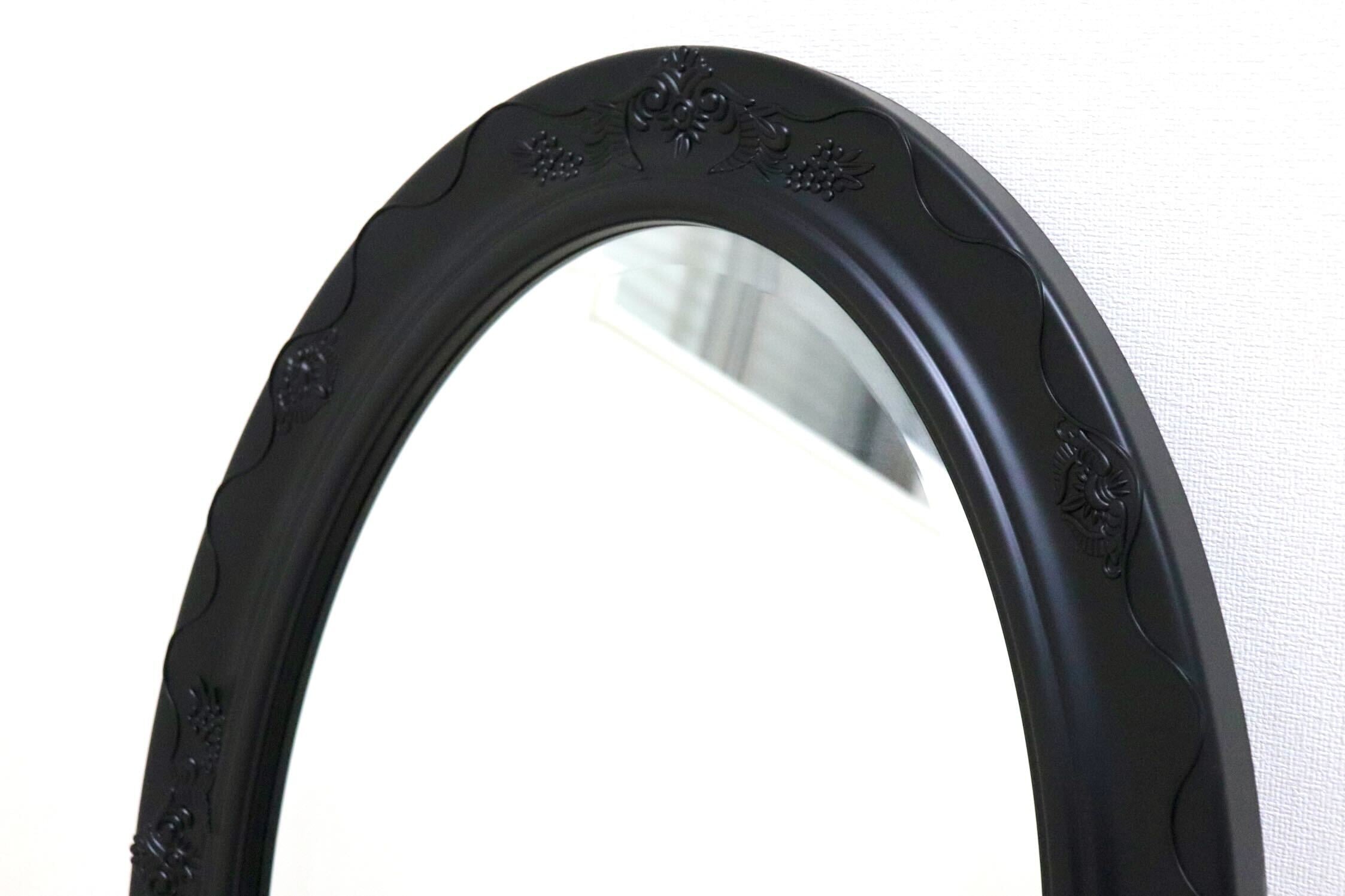 GMIK745B○ウォールミラー 壁掛け鏡 姿見 壁掛けミラー 全身鏡 立て掛けミラー 鏡 クラシック調