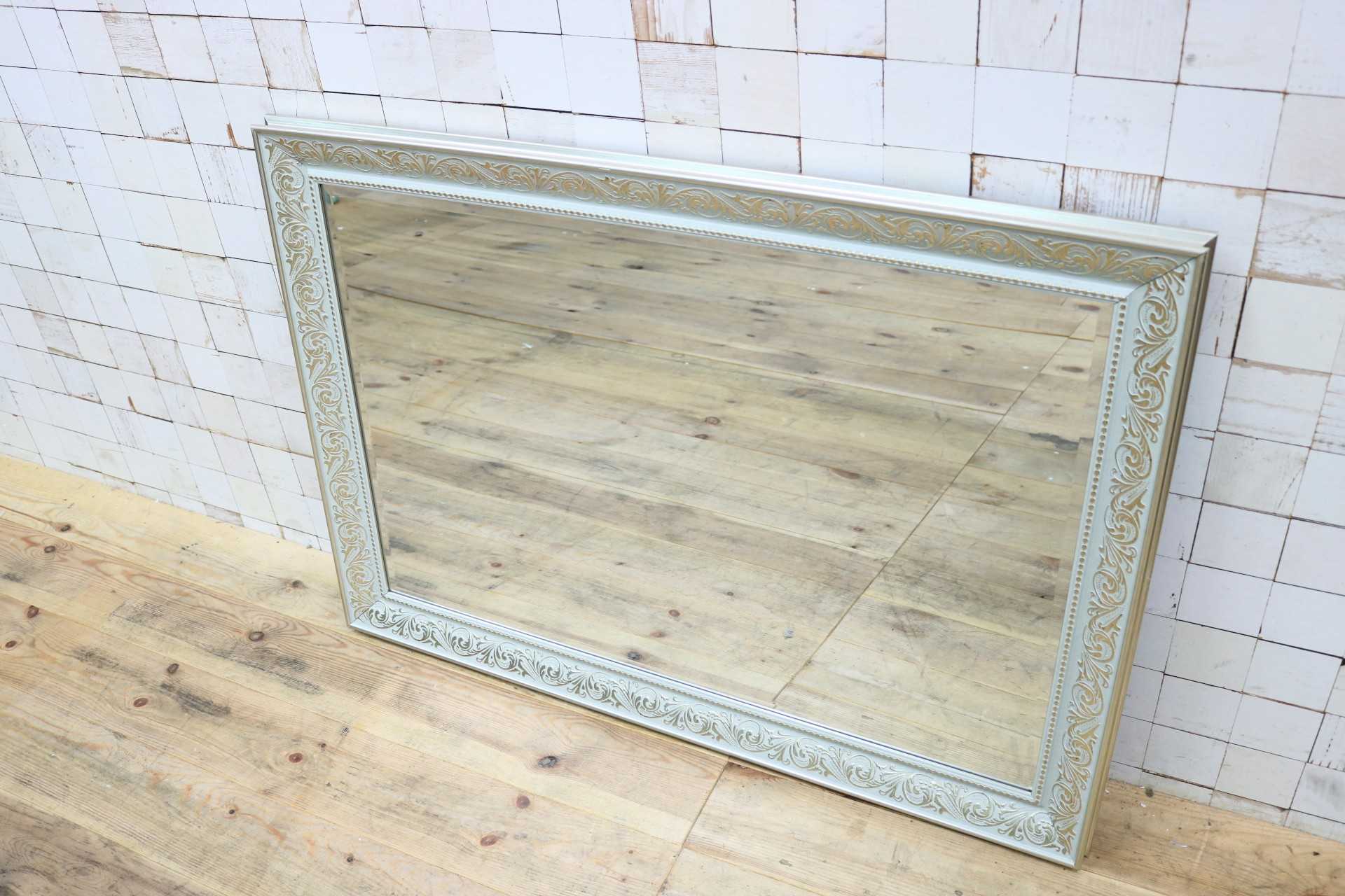 GMIK750E○ウォールミラー 壁掛け鏡 姿見 壁掛けミラー 全身鏡 立て掛けミラー 鏡 アンティーク調 店舗什器 未使用B品