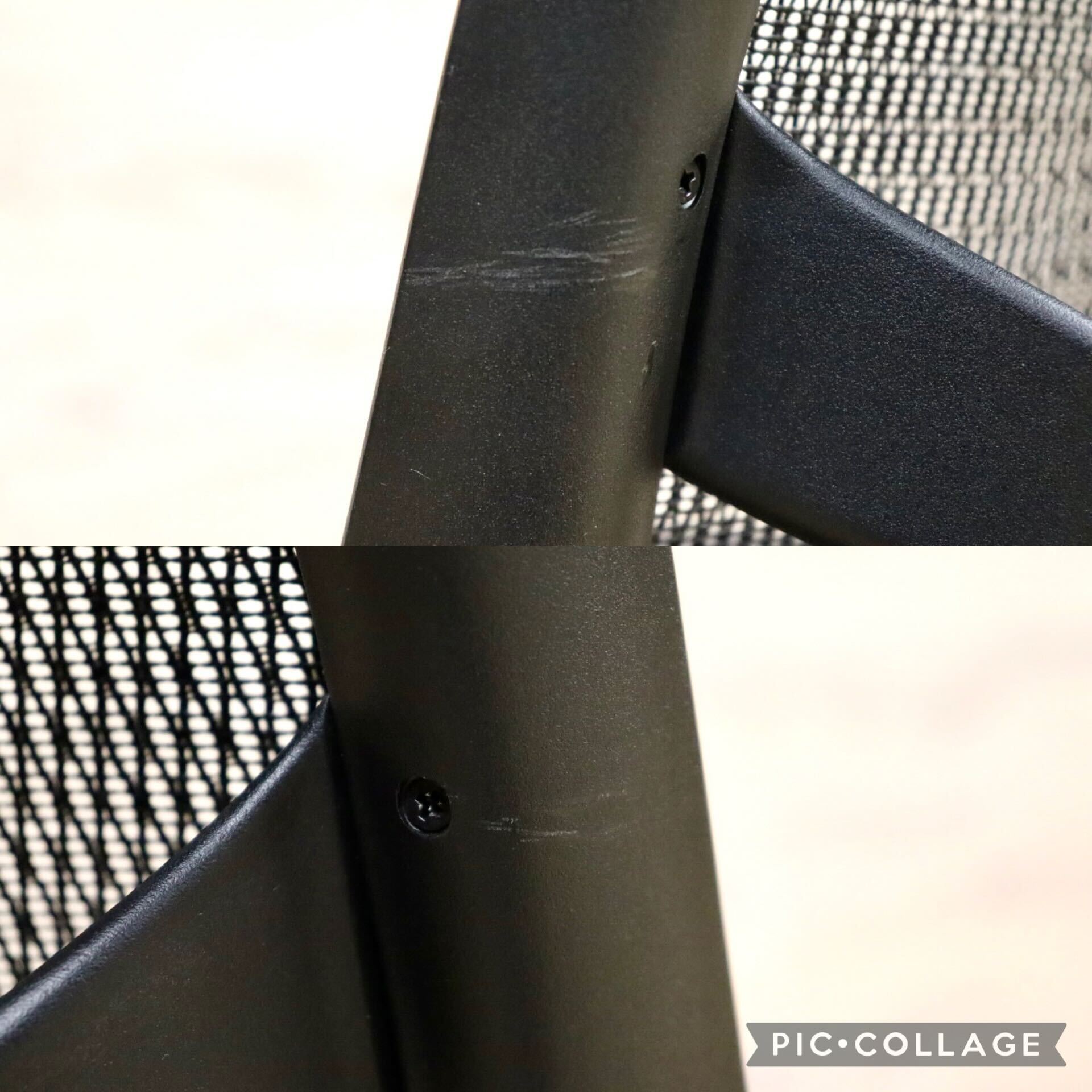 GMHN188A○Ergohuman / エルゴヒューマン enjoy エンジョイ オフィスチェア ヘッドレスト ブラックメッシュ 椅子 定価約10万 美品