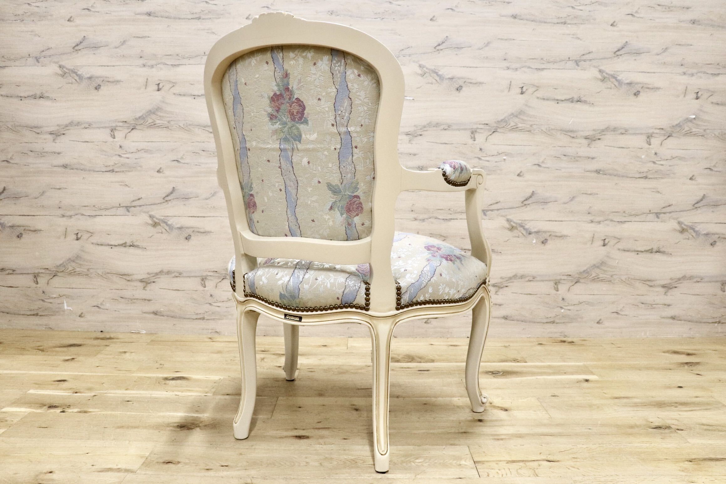 GMJS259C○domani / ドマーニ Louis XV ルイ15世 アームチェア ダイニングチェア 西洋 アンティーク カリモク最高峰 定価約25万円