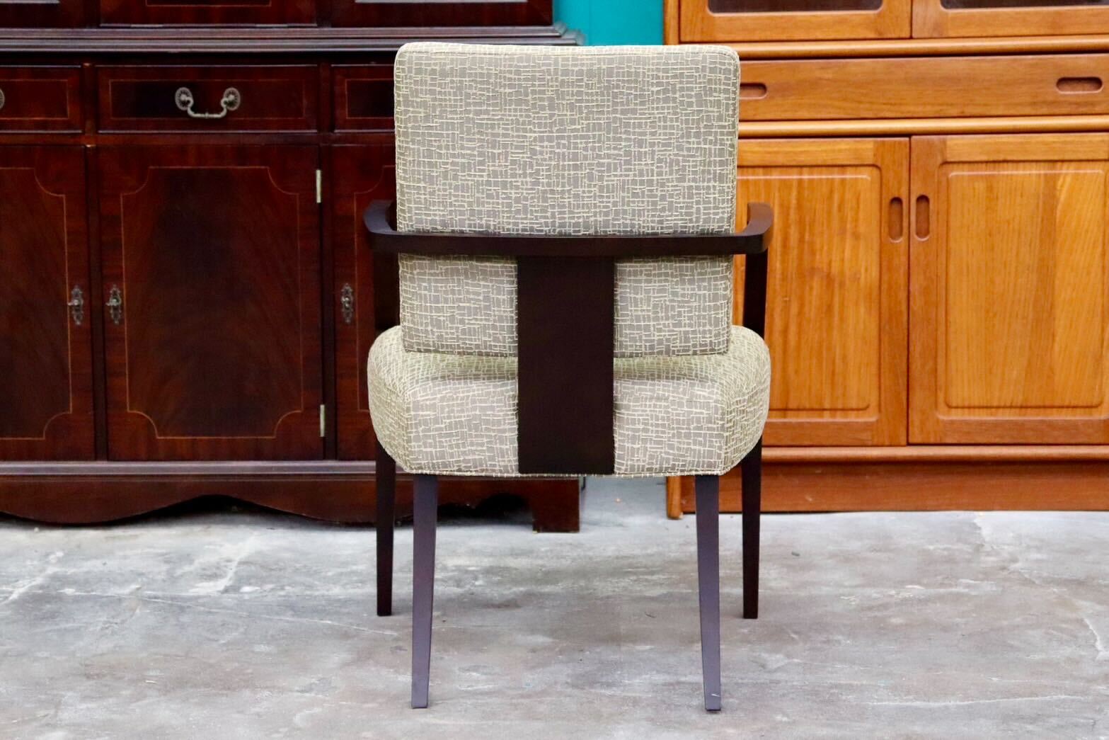 GMIH172A○ROCKSTONE / ロックストーン ダイニングチェア 椅子 アームチェア ファブリック 北欧 アンティーク モデルルーム展示品