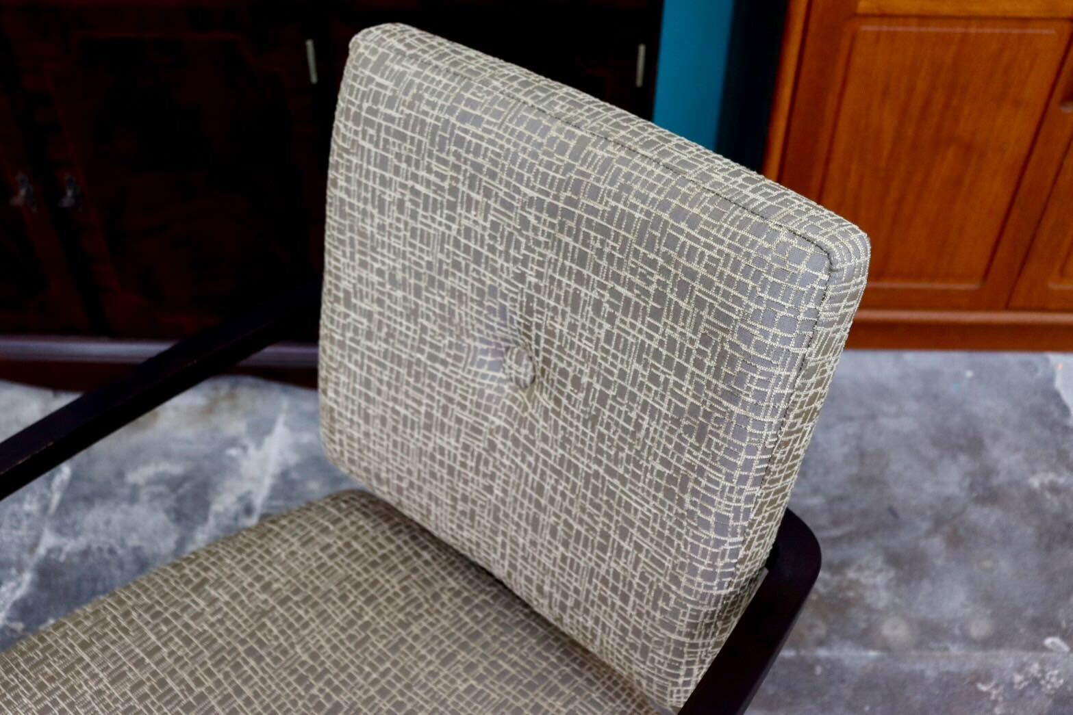 GMIH172A○ROCKSTONE / ロックストーン ダイニングチェア 椅子 アームチェア ファブリック 北欧 アンティーク モデルルーム展示品