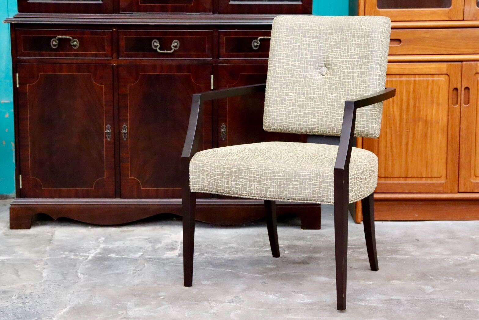 GMIH172B○ROCKSTONE / ロックストーン ダイニングチェア 椅子 アームチェア ファブリック 北欧スタイル モデルルーム展示品