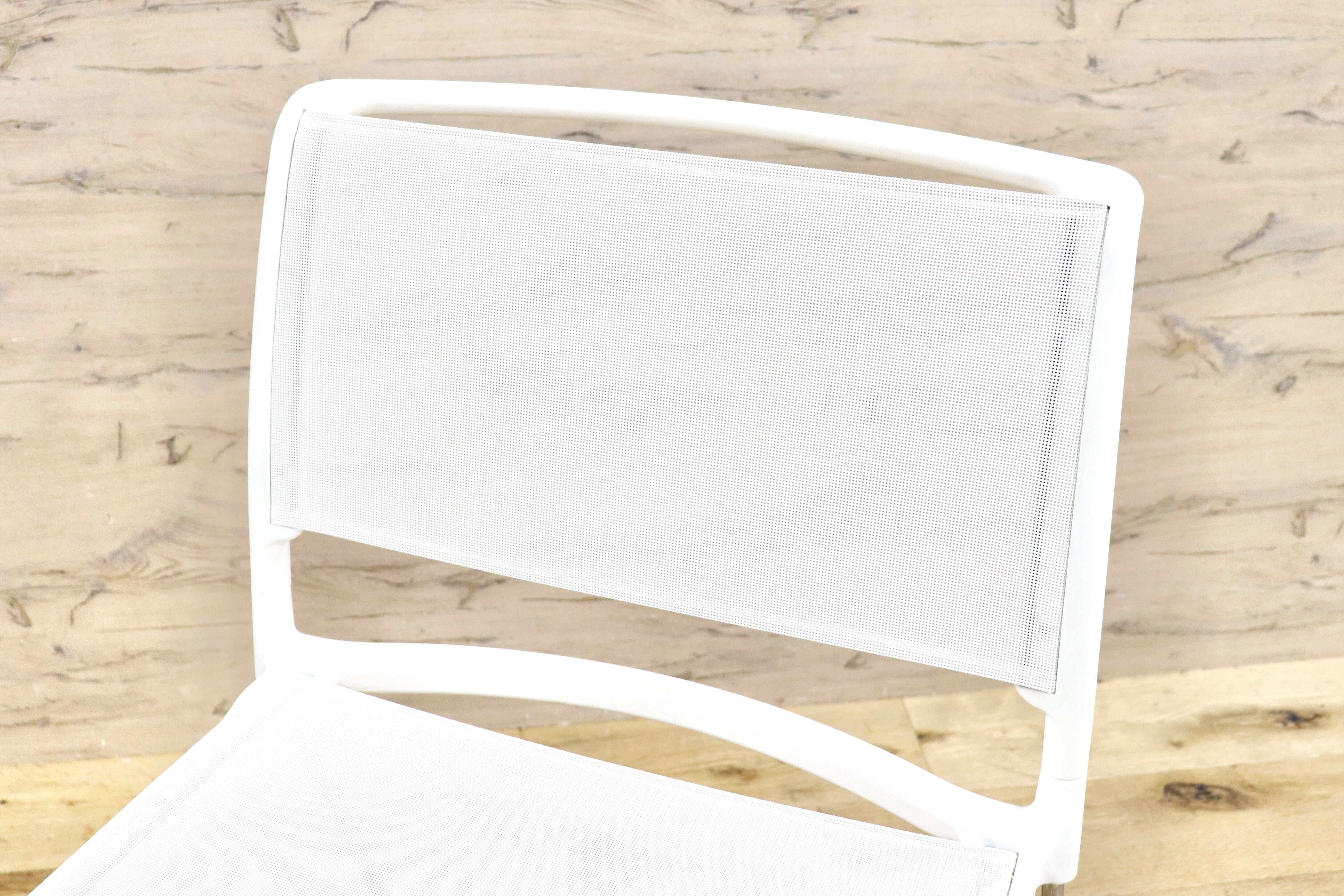 GMHF41B○wilkhahn / ウィルクハーン 230 range alineダイニングチェア 椅子 2脚セット スタッキング ホワイト メッシュ 16.4万