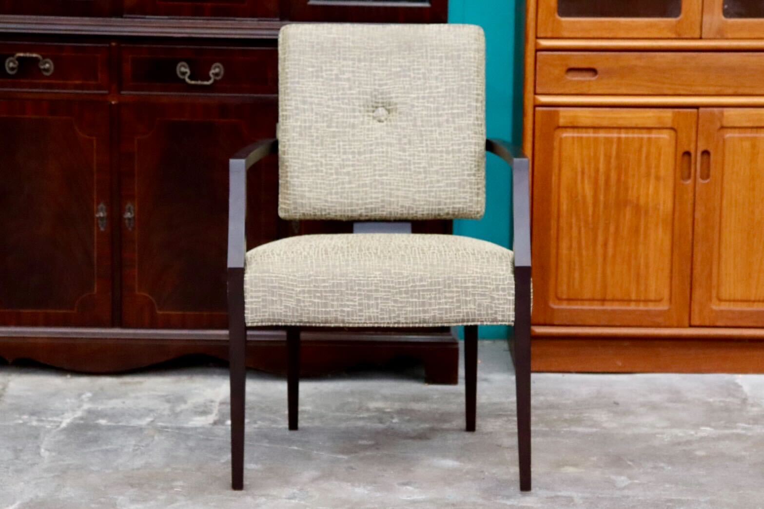 GMIH172B○ROCKSTONE / ロックストーン ダイニングチェア 椅子 アームチェア ファブリック 北欧スタイル モデルルーム展示品