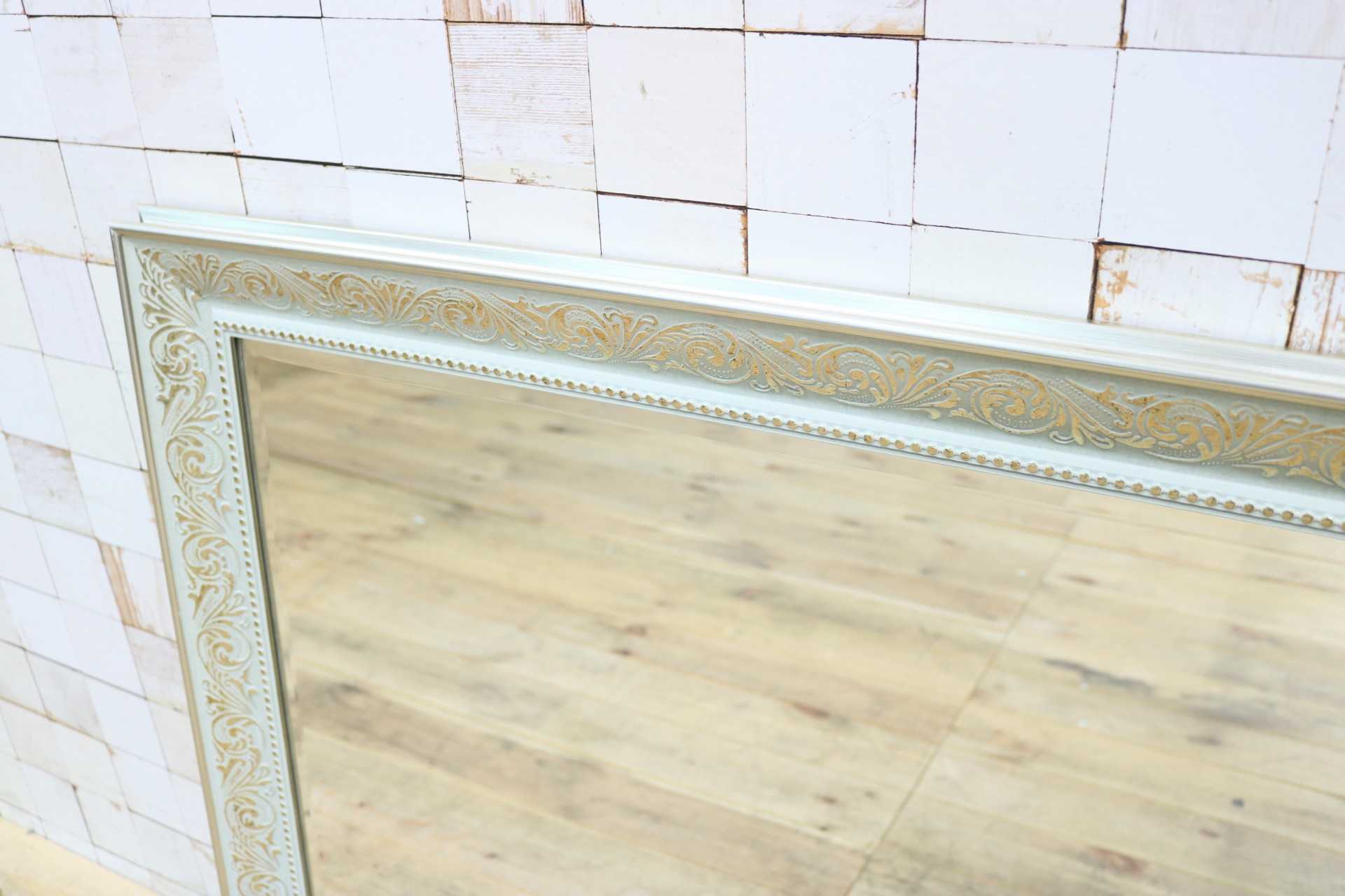 GMIK750G○ウォールミラー 壁掛け鏡 姿見 壁掛けミラー 全身鏡 立て掛けミラー 鏡 アンティーク調 店舗什器 未使用B品