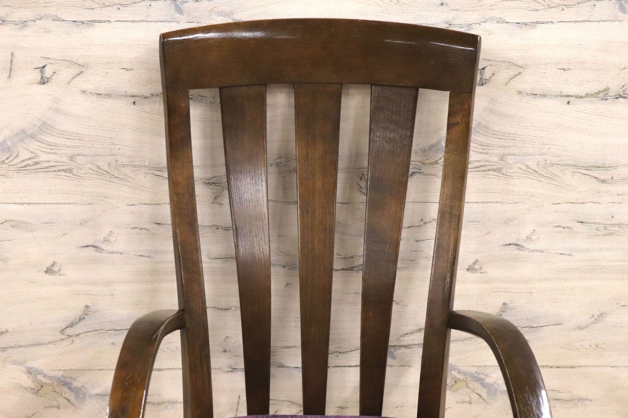 GMJH34B○karimoku / カリモク家具 ダイニングチェア アームチェア 木製 椅子 食卓椅子 ハイバック 天然木 国産家具