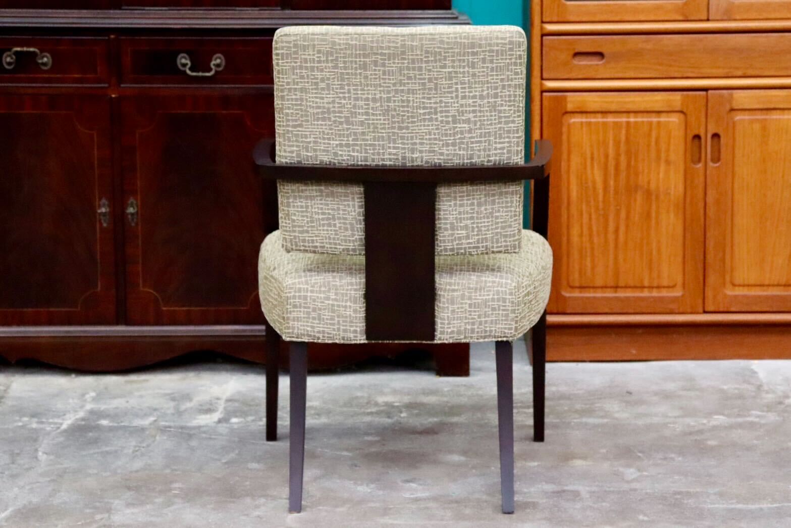 GMIH172B○ROCKSTONE / ロックストーン ダイニングチェア 椅子 アームチェア ファブリック 北欧スタイル モデルルーム展示品