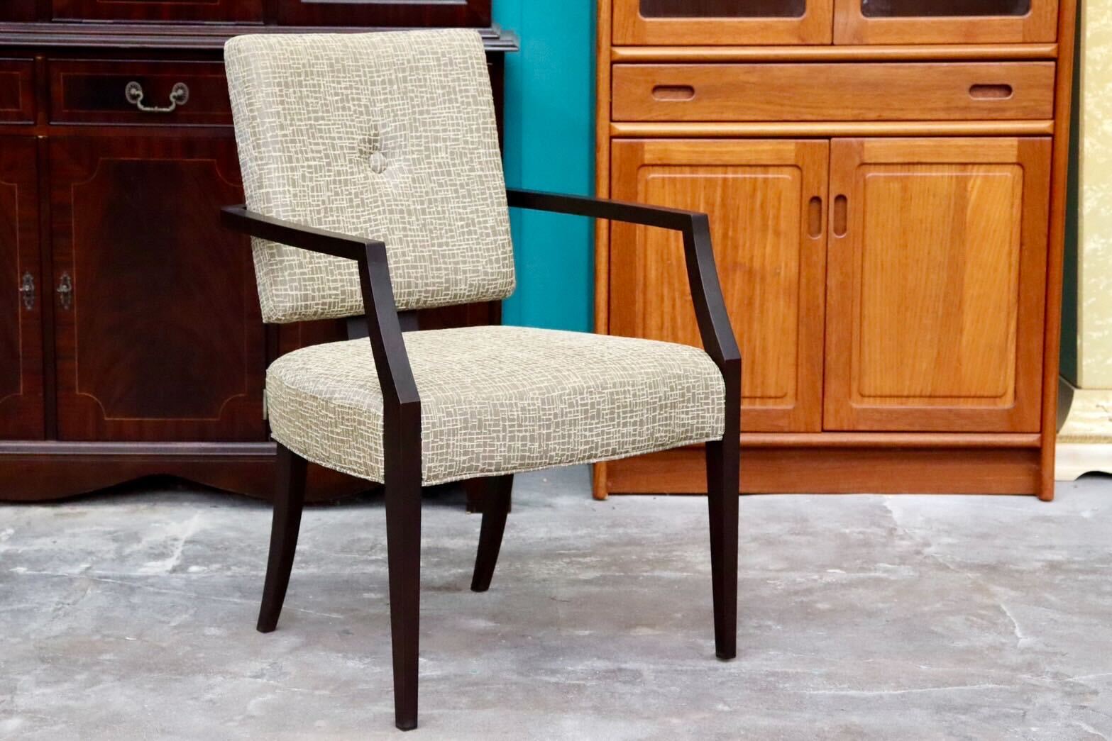 GMIH172C○ROCKSTONE / ロックストーン ダイニングチェア 椅子 アームチェア ファブリック 北欧スタイル モデルルーム展示品