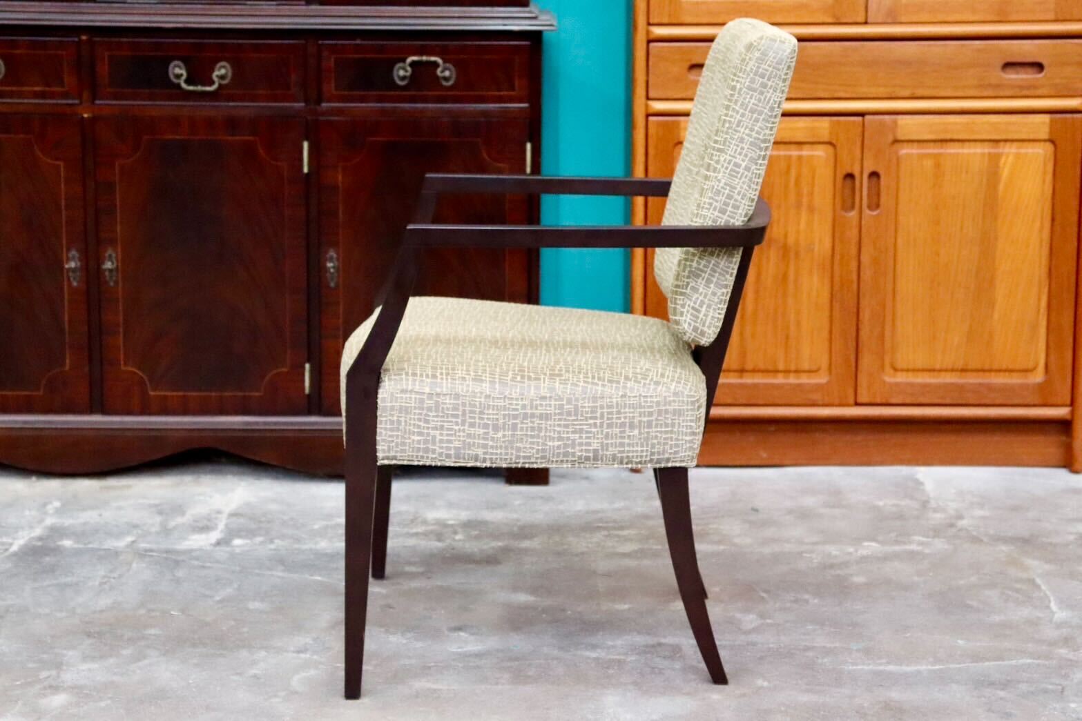 GMIH172C○ROCKSTONE / ロックストーン ダイニングチェア 椅子 アームチェア ファブリック 北欧スタイル モデルルーム展示品