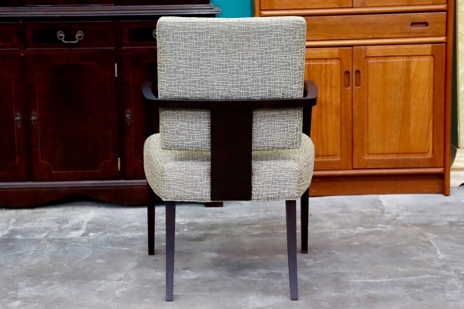 GMIH172C○ROCKSTONE / ロックストーン ダイニングチェア 椅子 アームチェア ファブリック 北欧スタイル モデルルーム展示品